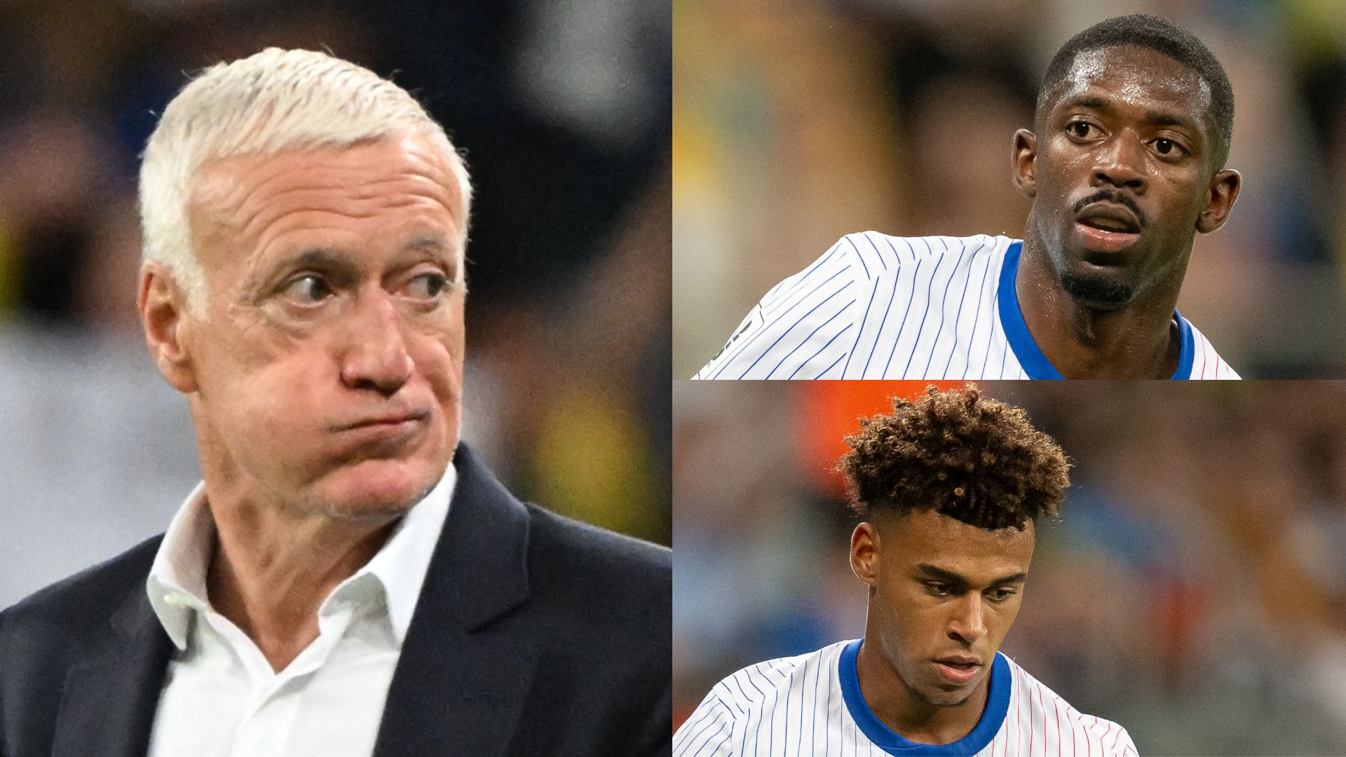 GFX Didier Deschamps Ousmane Dembele Desire Doue