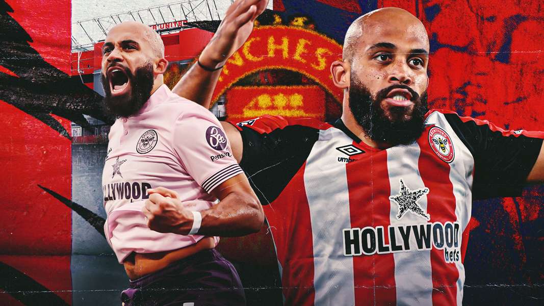 Bryan Mbeumo Man Utd HIC 2-1