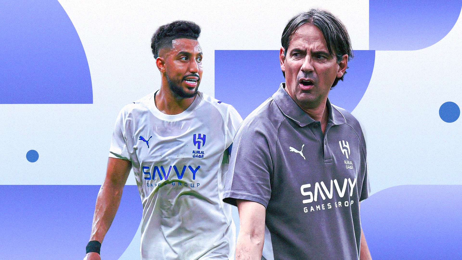 Salem Aldawsari and simone inzaghi