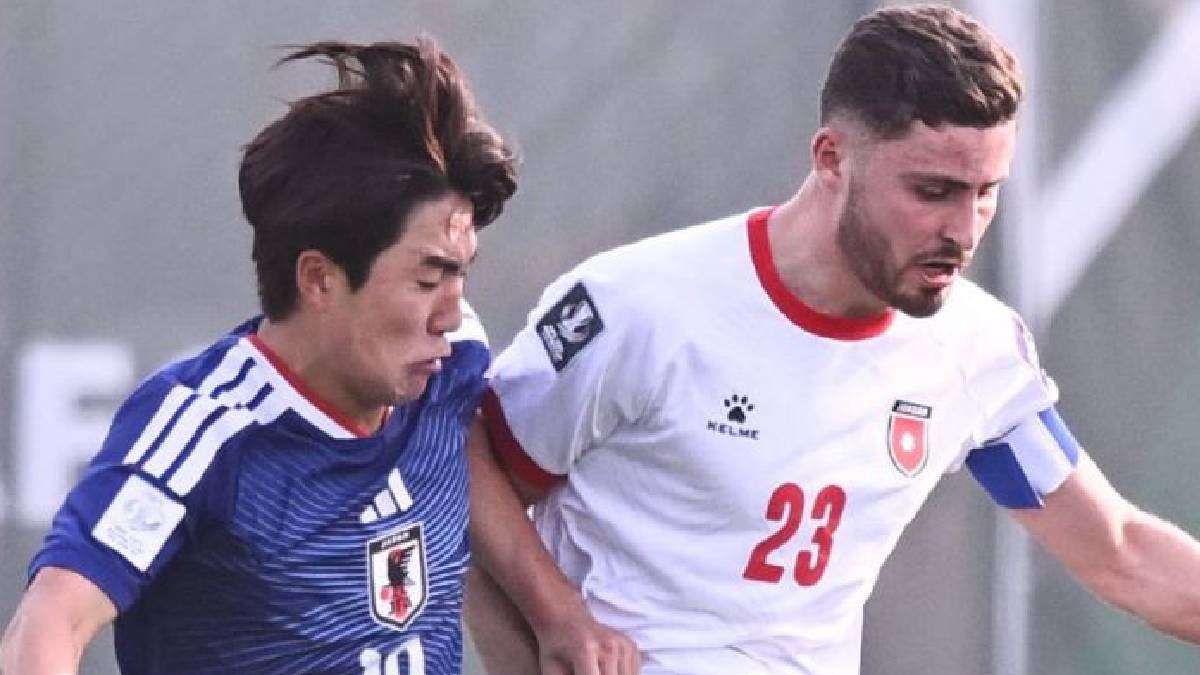 المنتخب الأولمبي الأردني ضد اليابان