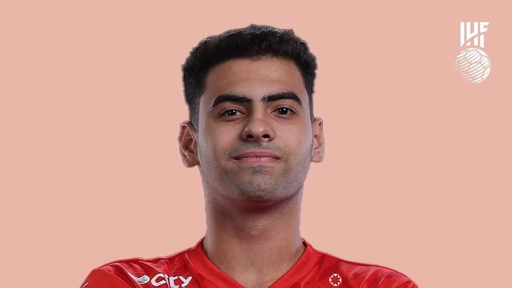 عبد الرحمن أشرف لاعب منتخب مصر لكرة اليد