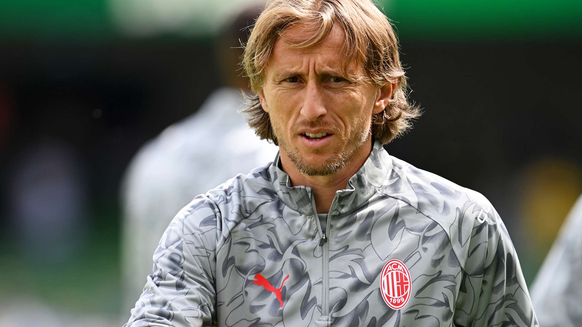 Modric Milan riscaldamento