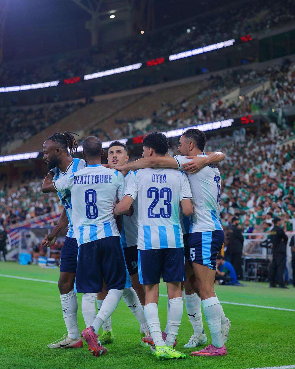 احتفال لاعبي بيراميدز