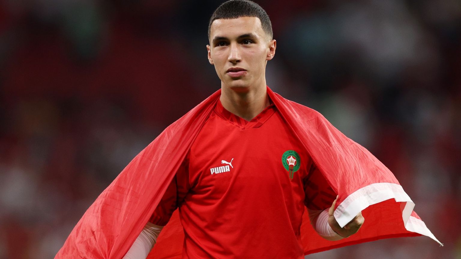  Bilal El Khannouss of Morocco celebrates 