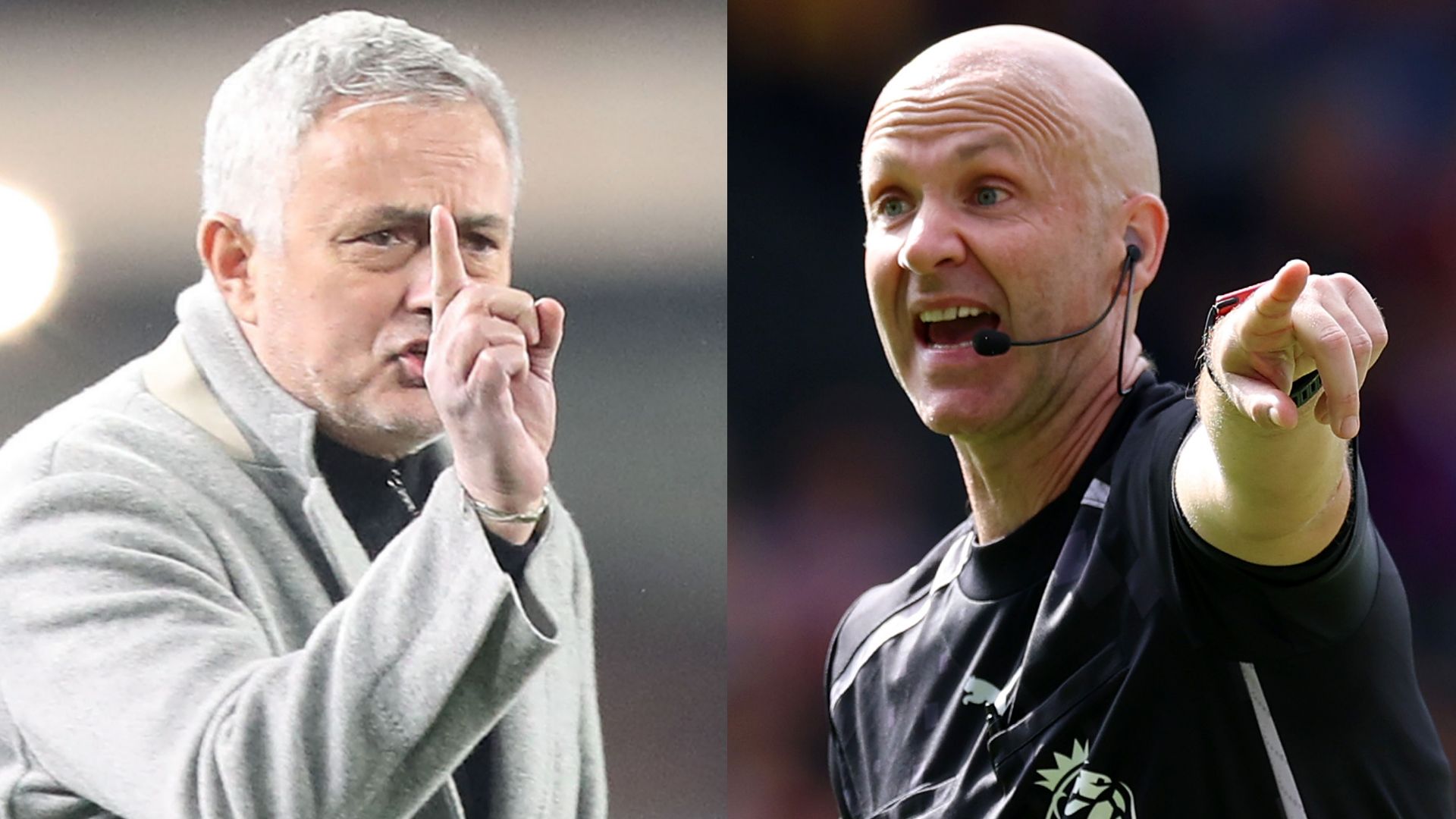 Jose Mourinho Anthony Taylor
