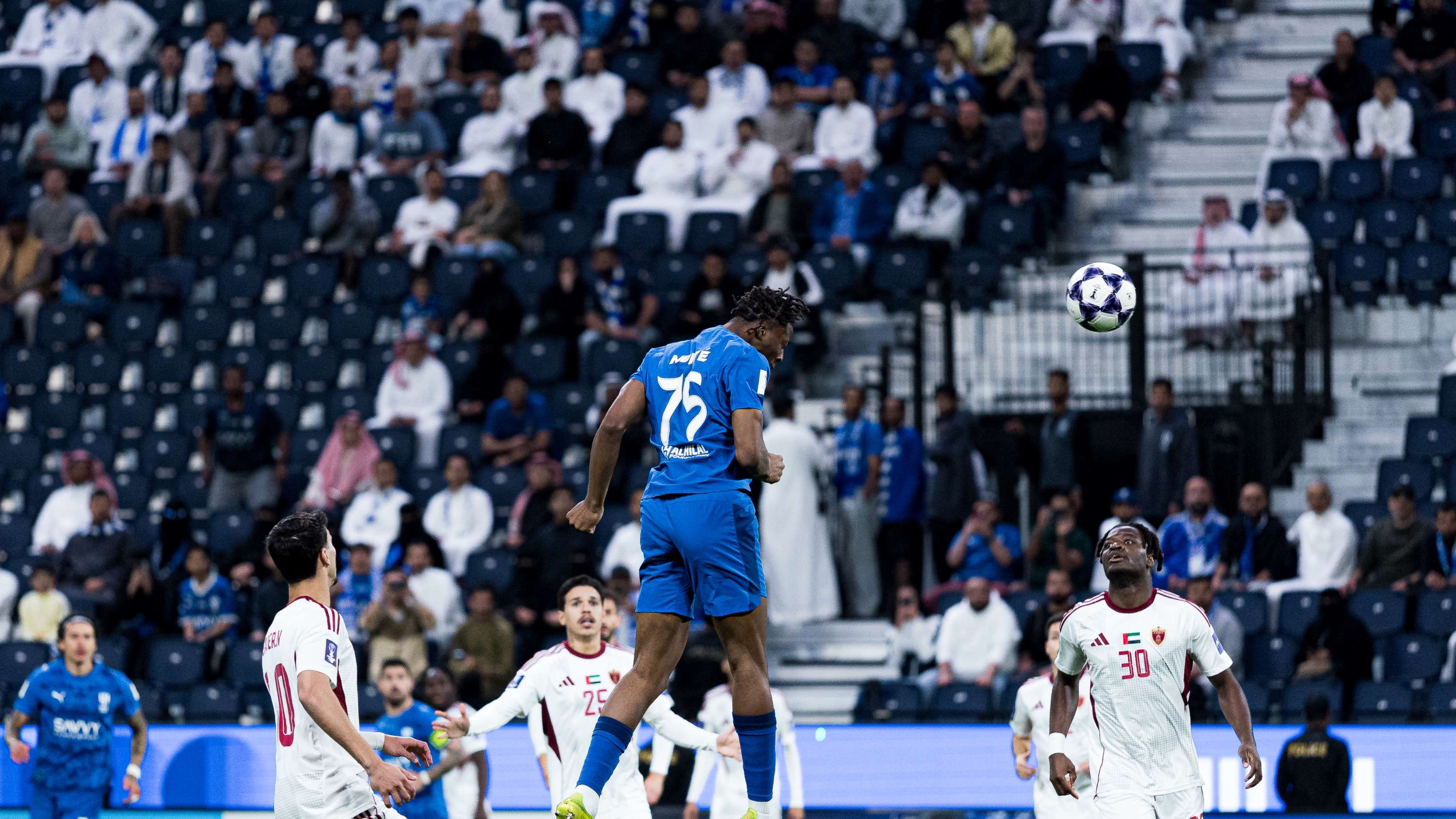 من مباراة الهلال والوحدة - دوري أبطال للنخبة