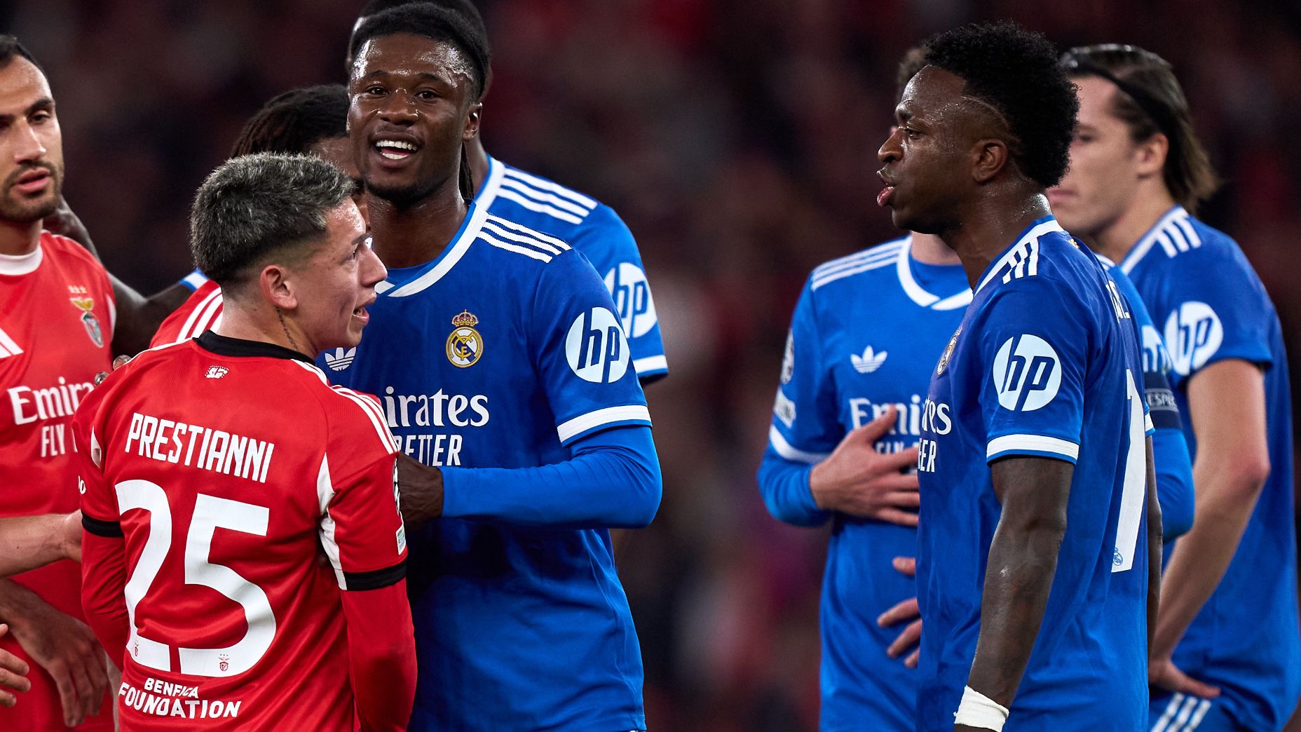Vinícius Junior e Gianluca Prestiani insulto razzista Real Madrid Benfica