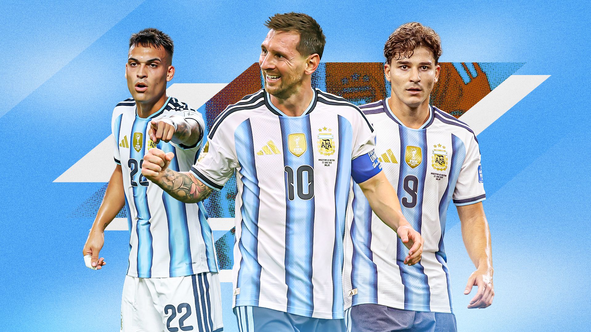 Messi Latuaro Alvarez Argentina GFX