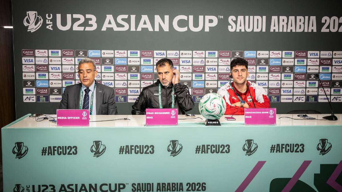 عماد محمد مدرب المنتخب الأولمبي العراقي