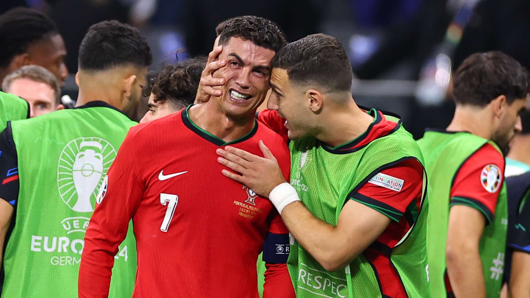 Cristiano Ronaldo Portugal Slovenia Euro 2024