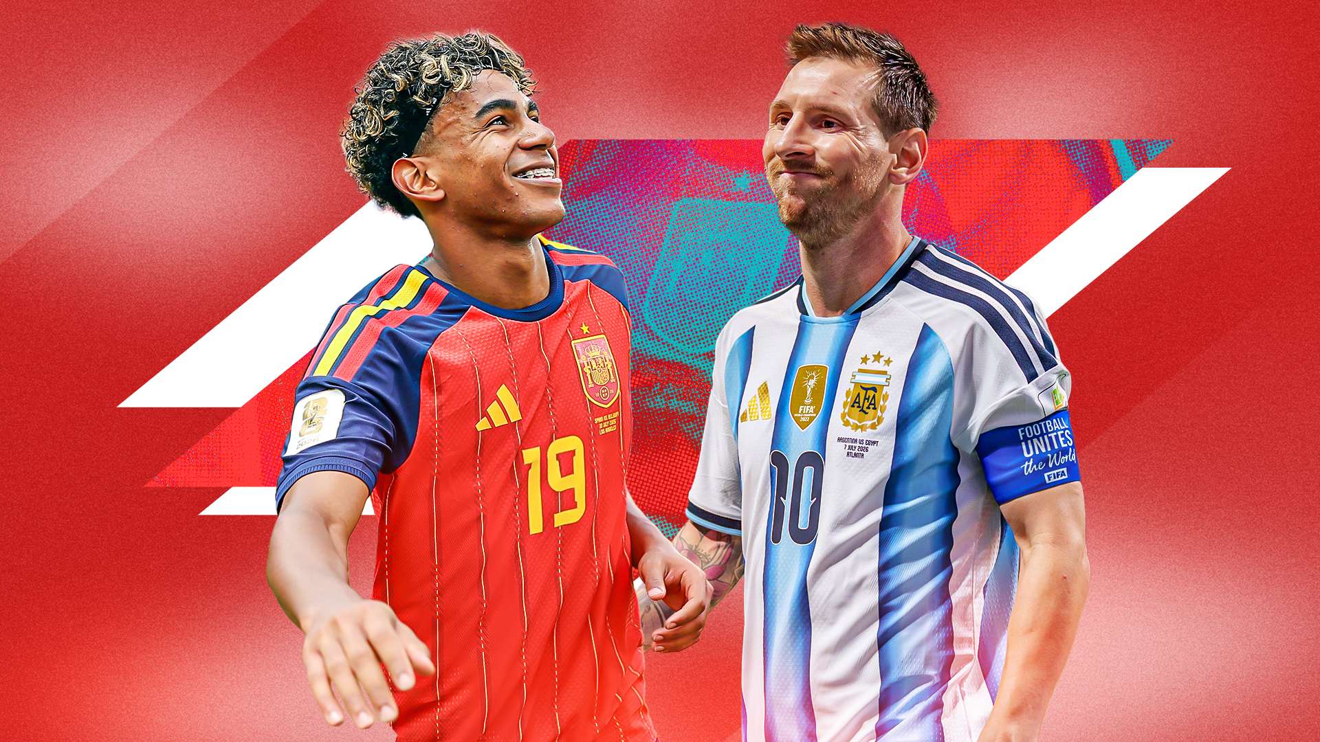 Lamine Yamal Lionel Messi World Cup final GFX