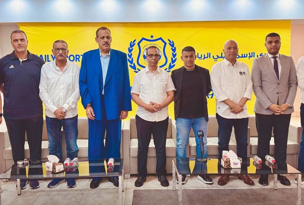 جانب من تقديم ميلود حمدي مدرباً للإسماعيلي