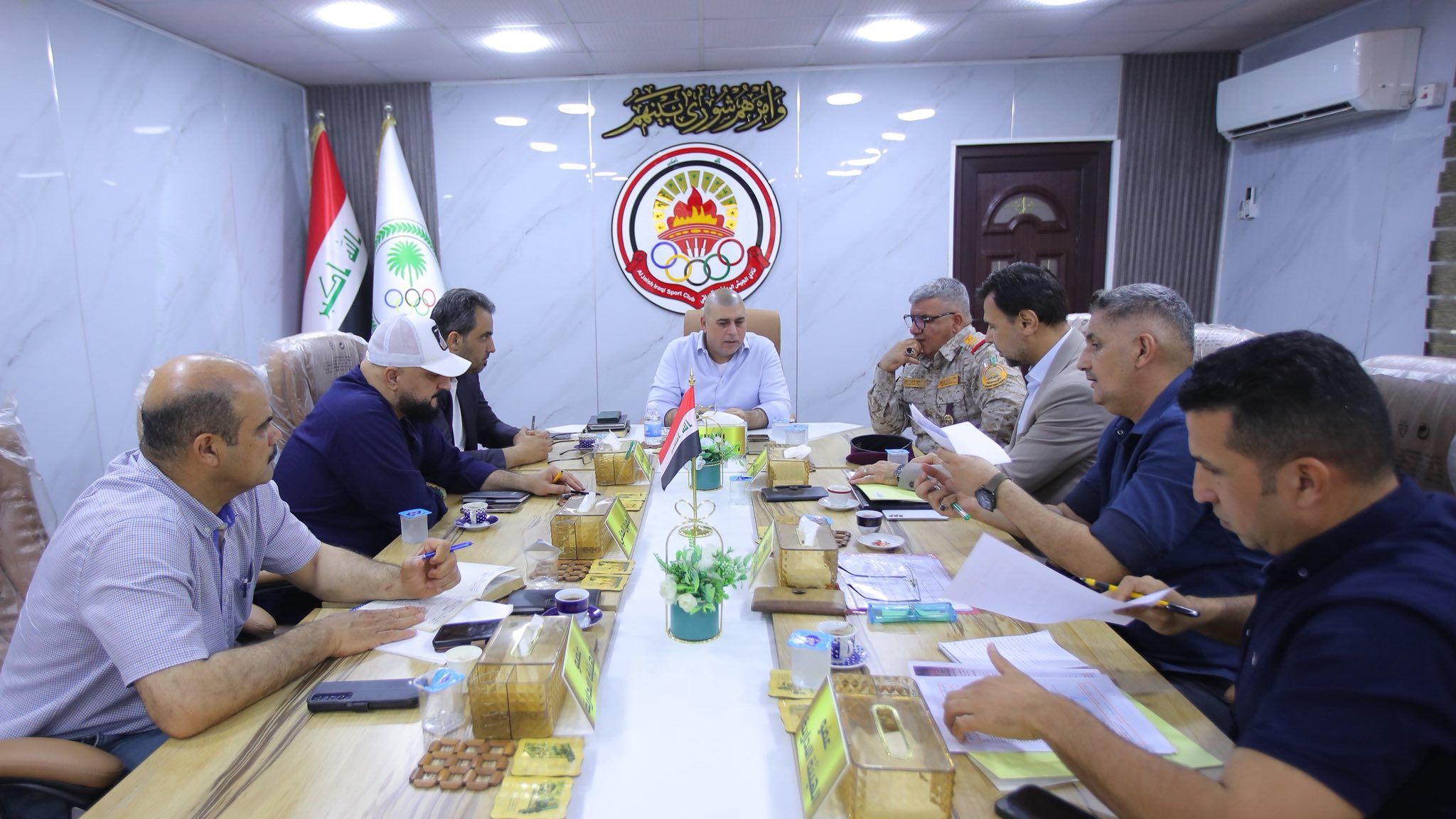 اجتماع الهيئة الإدارية بالقوة الجوية