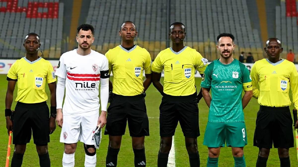 مباراة الزمالك والمصري في الكونفدرالية