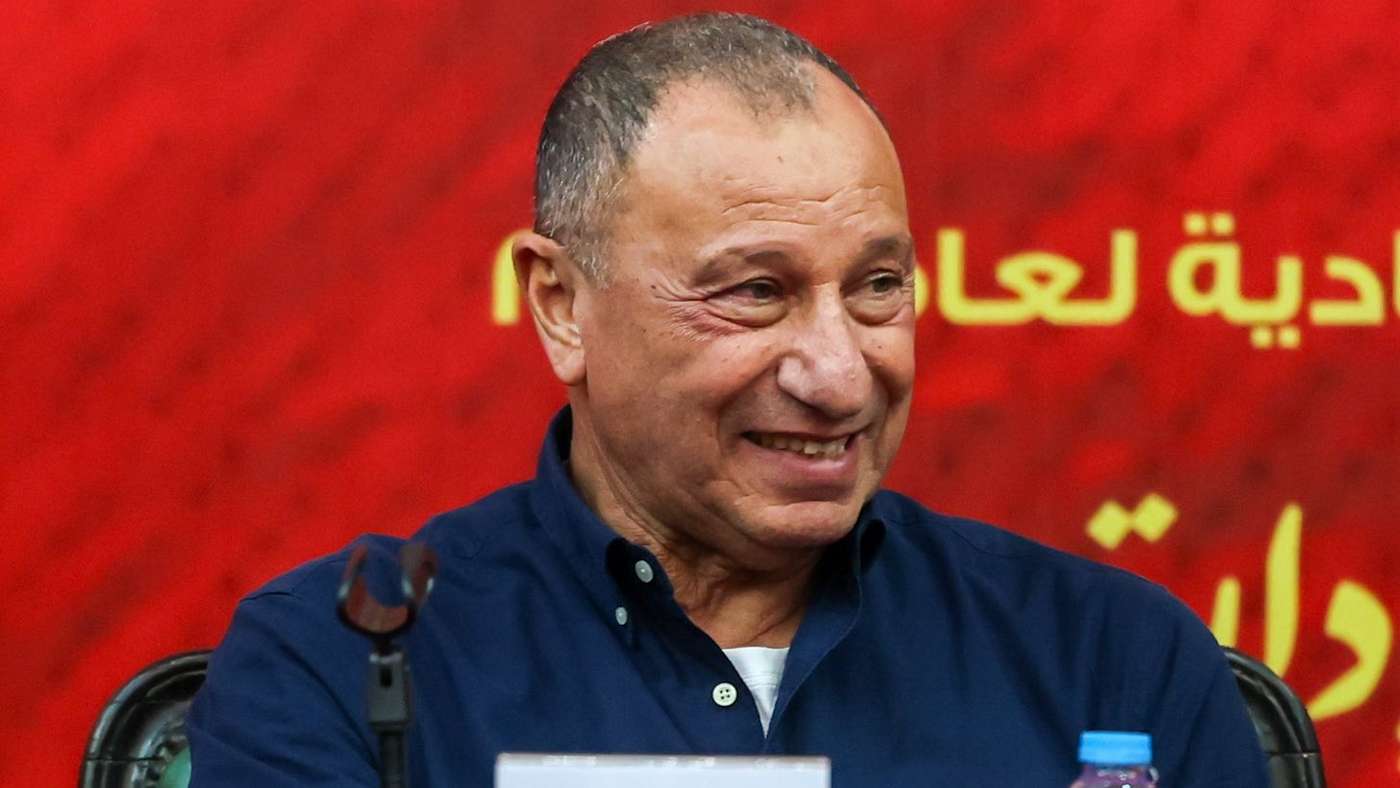 Mahmoud El-Khatib al timone dell'Al Ahly durante l'assemblea elettiva sull'Isola di Gezira