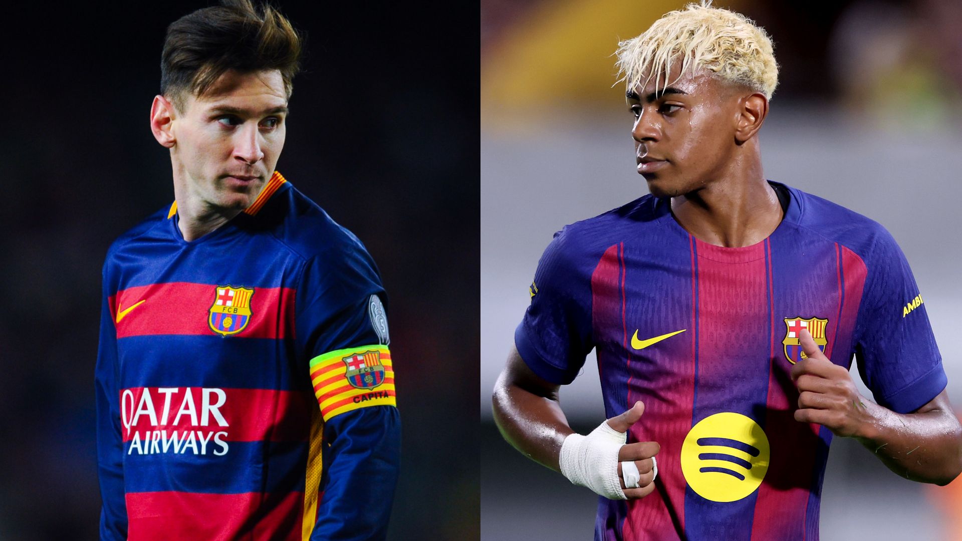 Lamine Yamal Lionel Messi Barcelona 2025