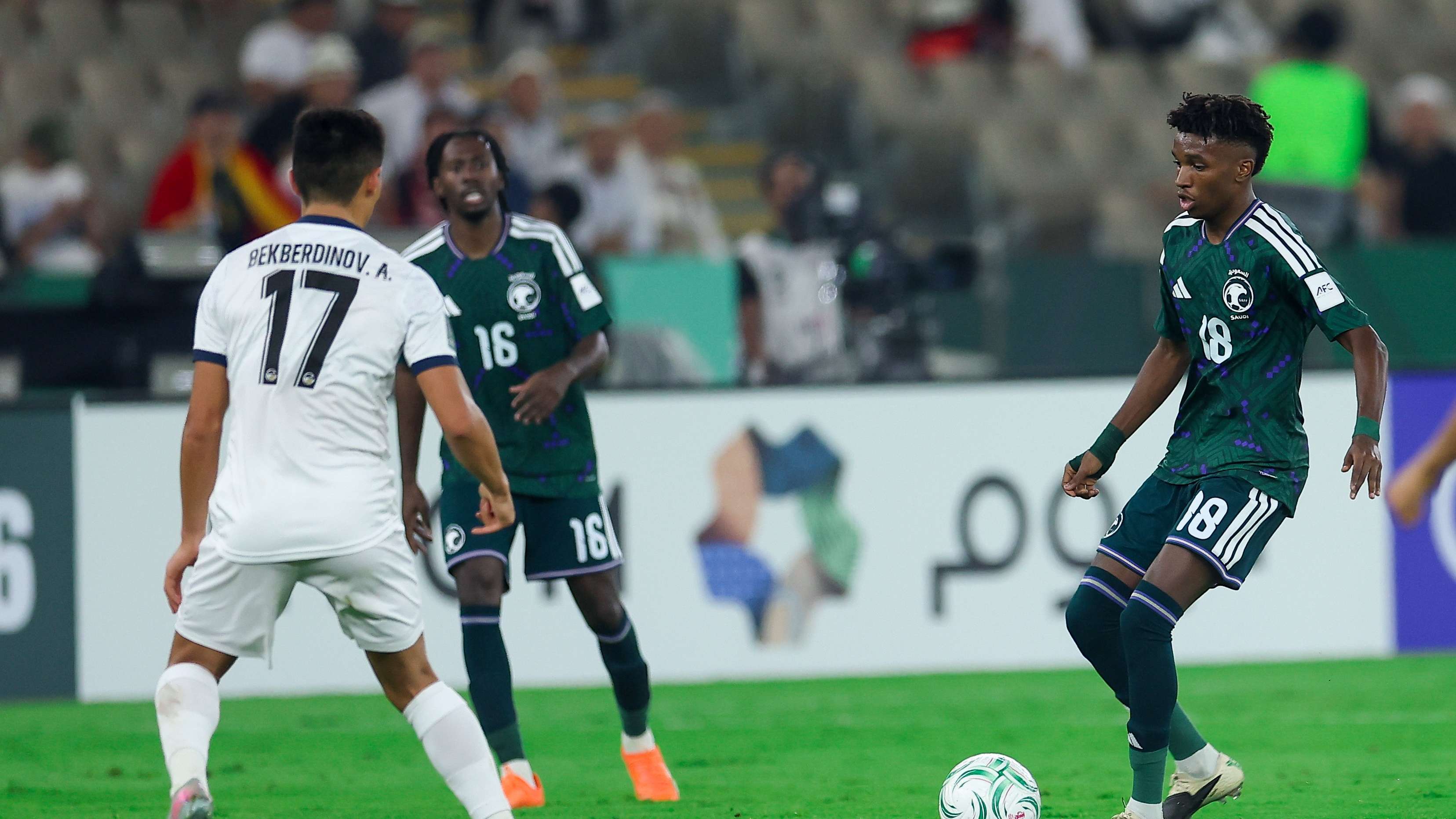 المنتخب السعودي الأولمبي تحت 23 عامًا ضد قيرغيزستان