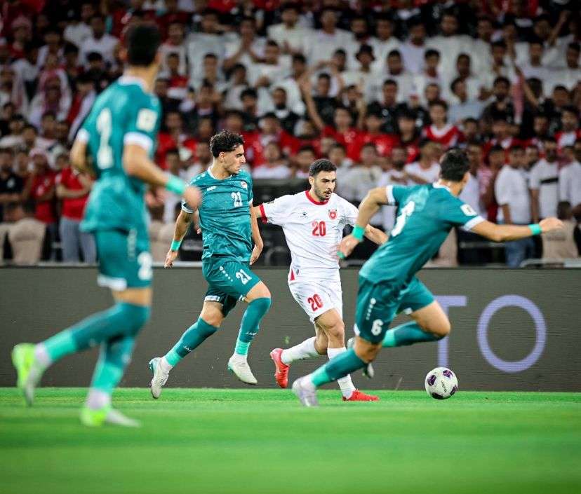 مباراة الأردن والعراق