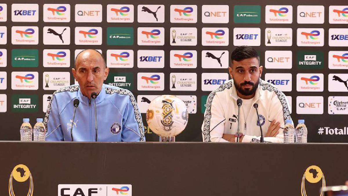 المؤتمر الصحفي لفريق بيراميدز قبل لقاء نهضة بركان