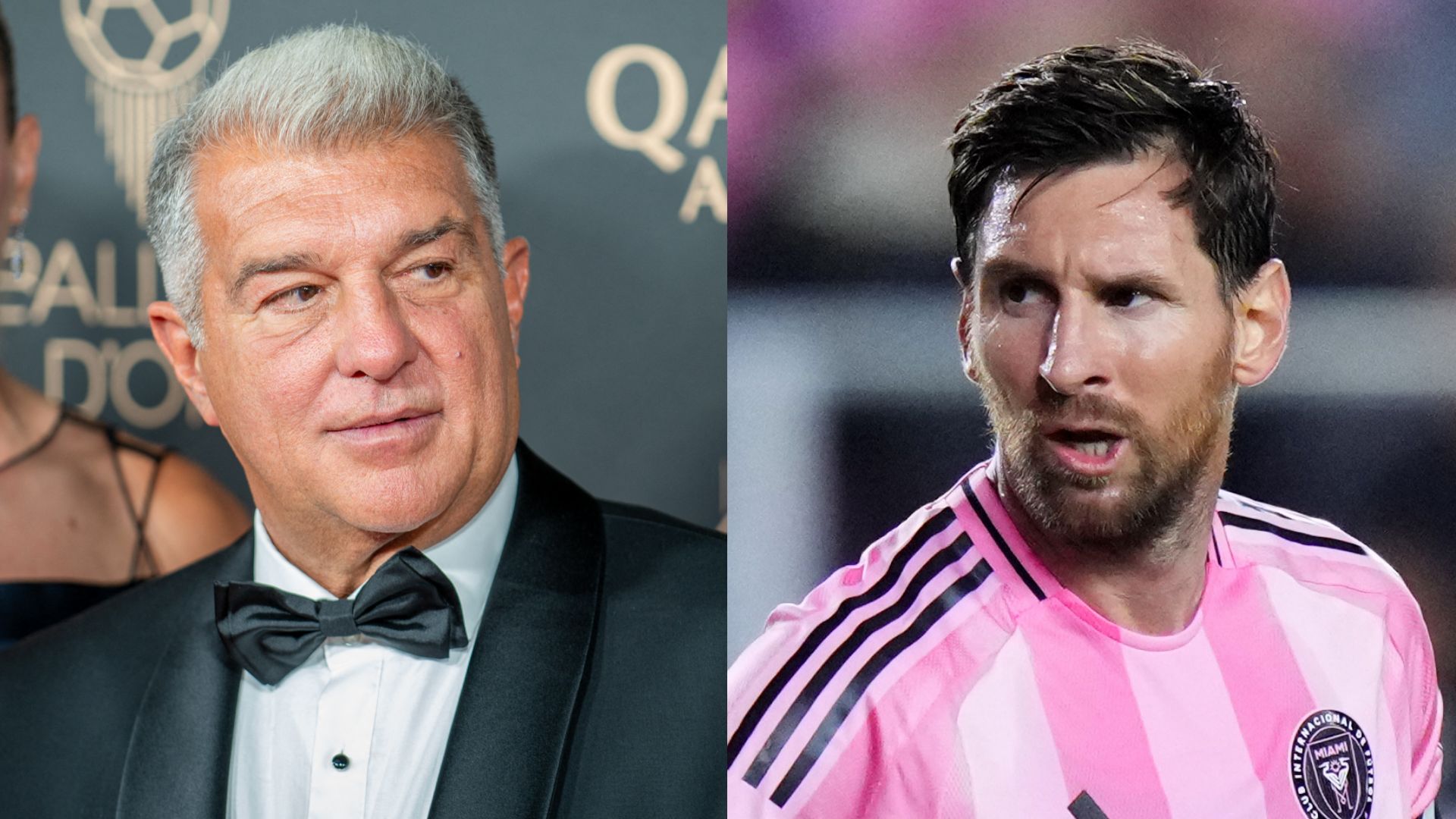 GFX Lionel Messi Joan Laporta Barcelona