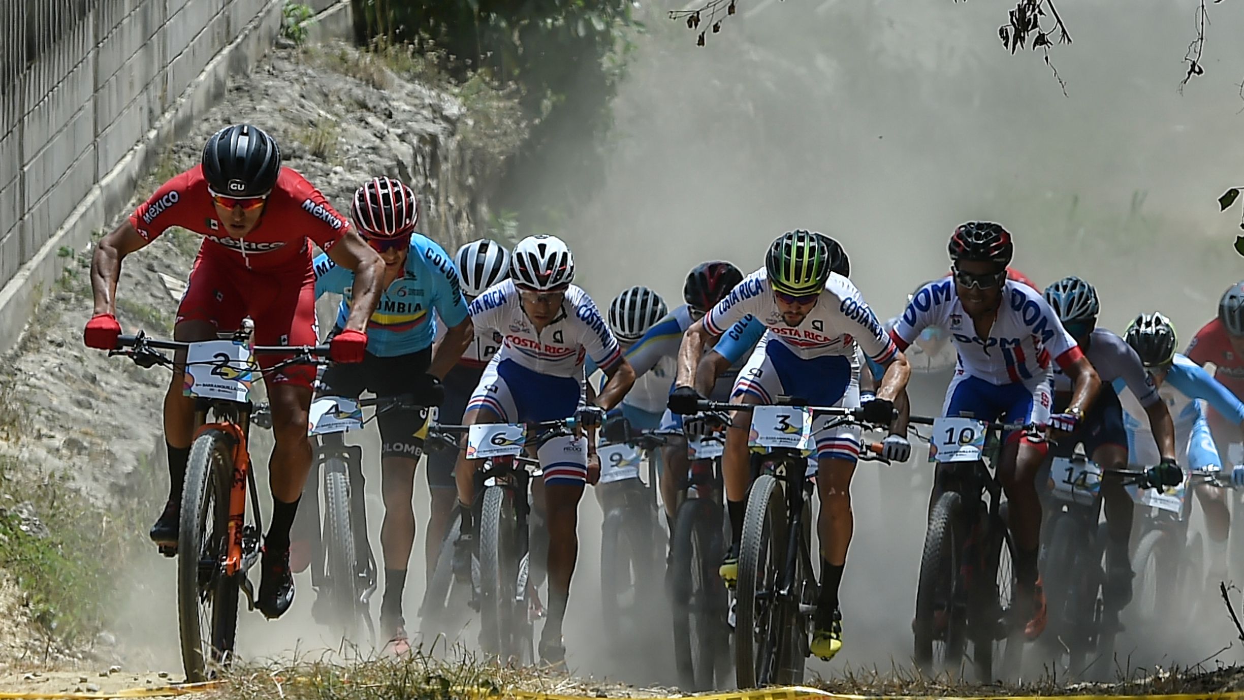 GAMES-CAC-2018-CYCLING-MOUNTAIN BIKING