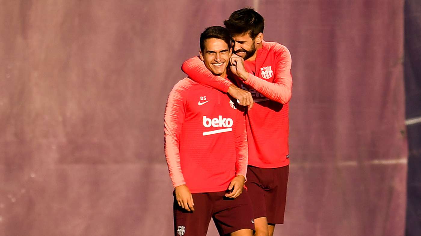 FC Barcelona Training Session and Press Conference