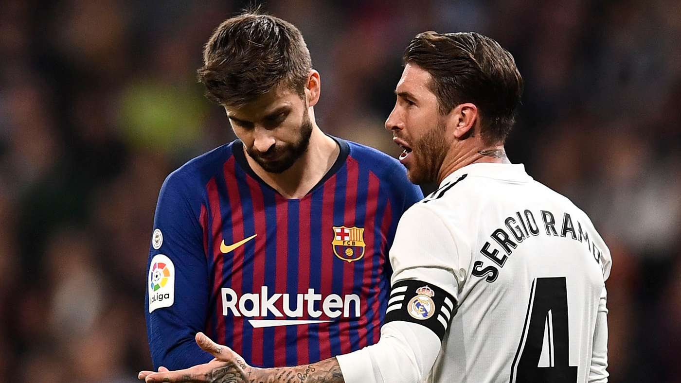 Mourinho, Piqué y Ramos encabezan la lista de villanos del Clásico Real Madrid-Barcelona