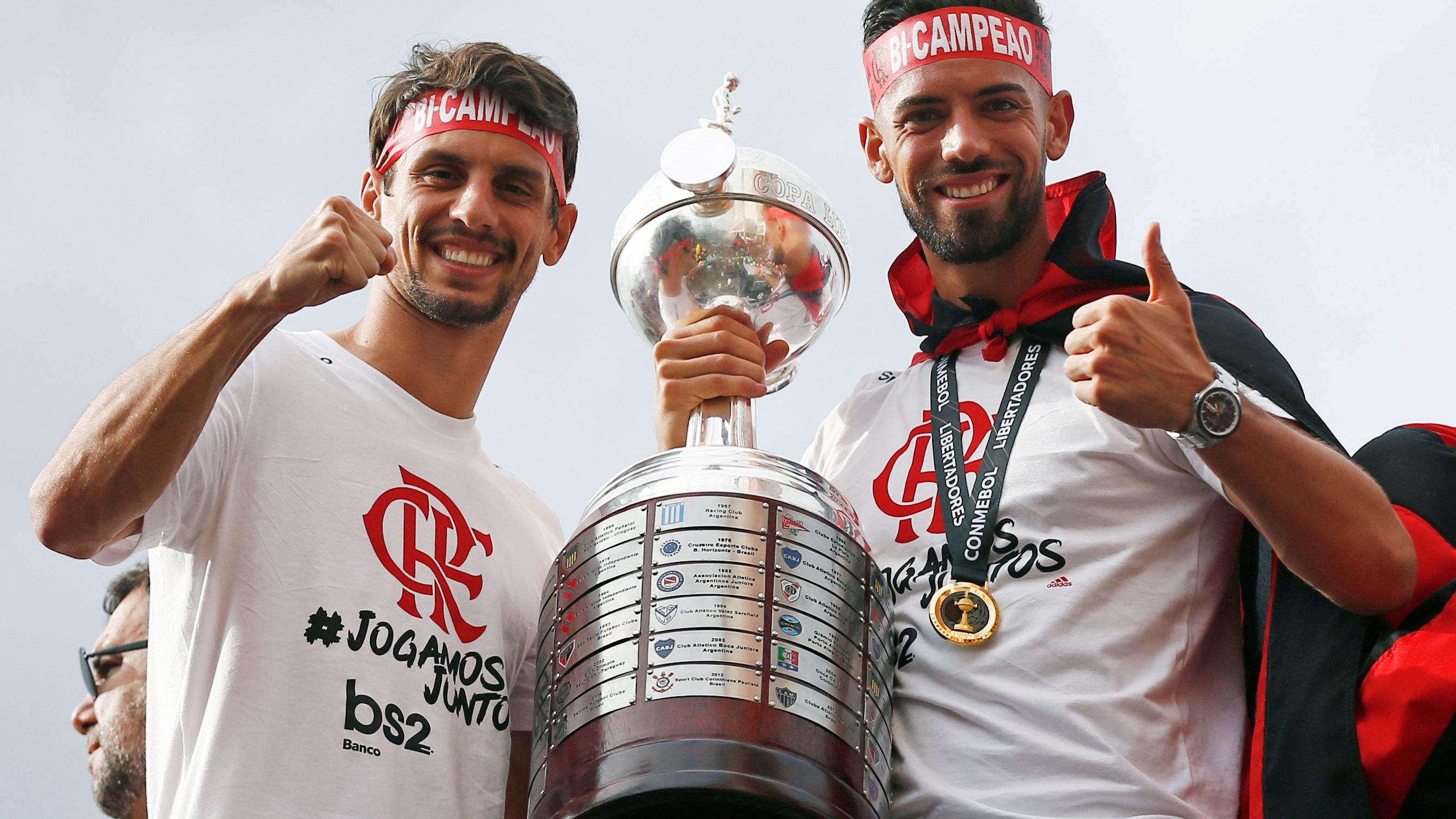 Flamengo Celebrates Winning the Copa CONMEBOL Libertadores 2019 Around Rio de Janeiro