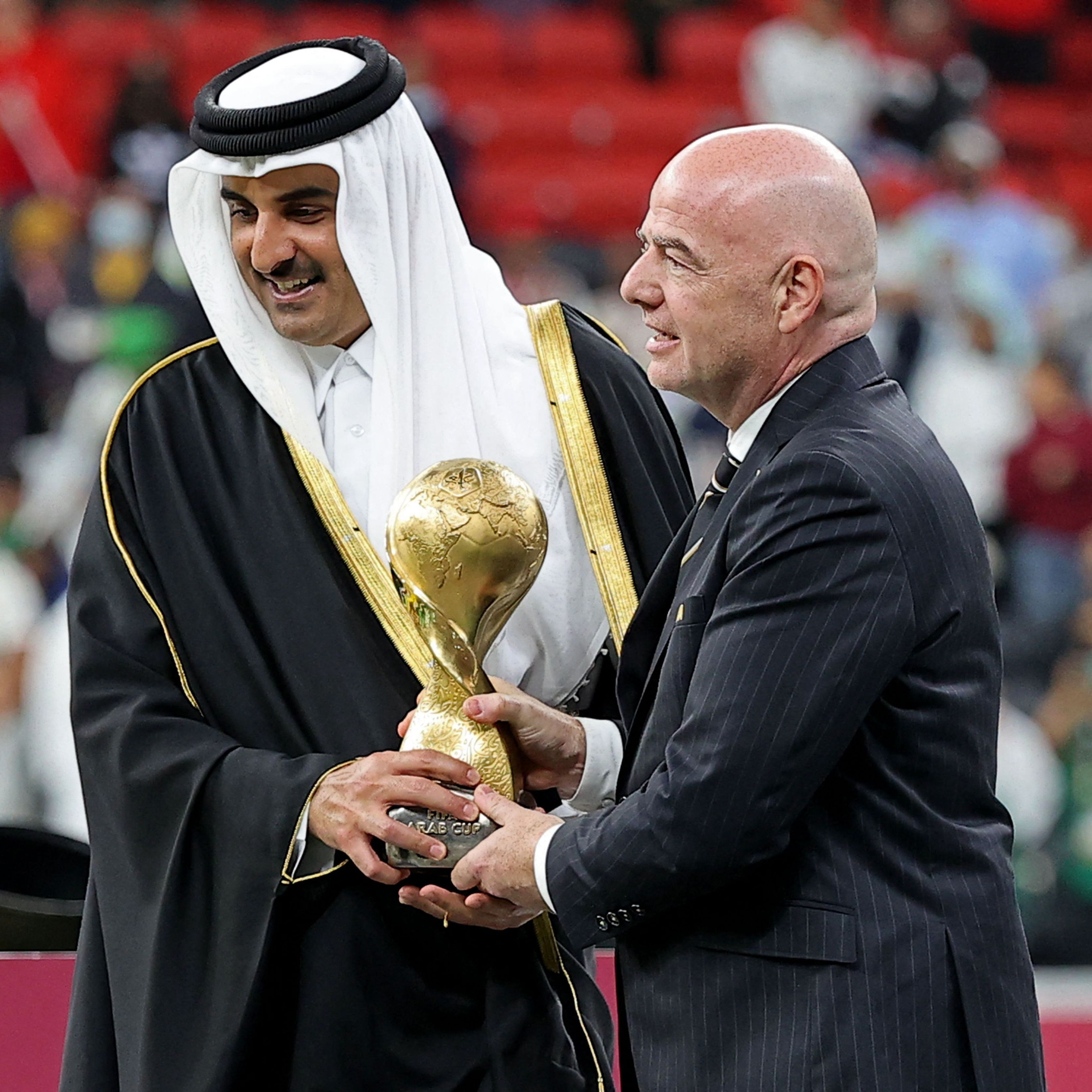 Imagen de la apertura de la Copa Árabe 2025: Túnez vs Siria