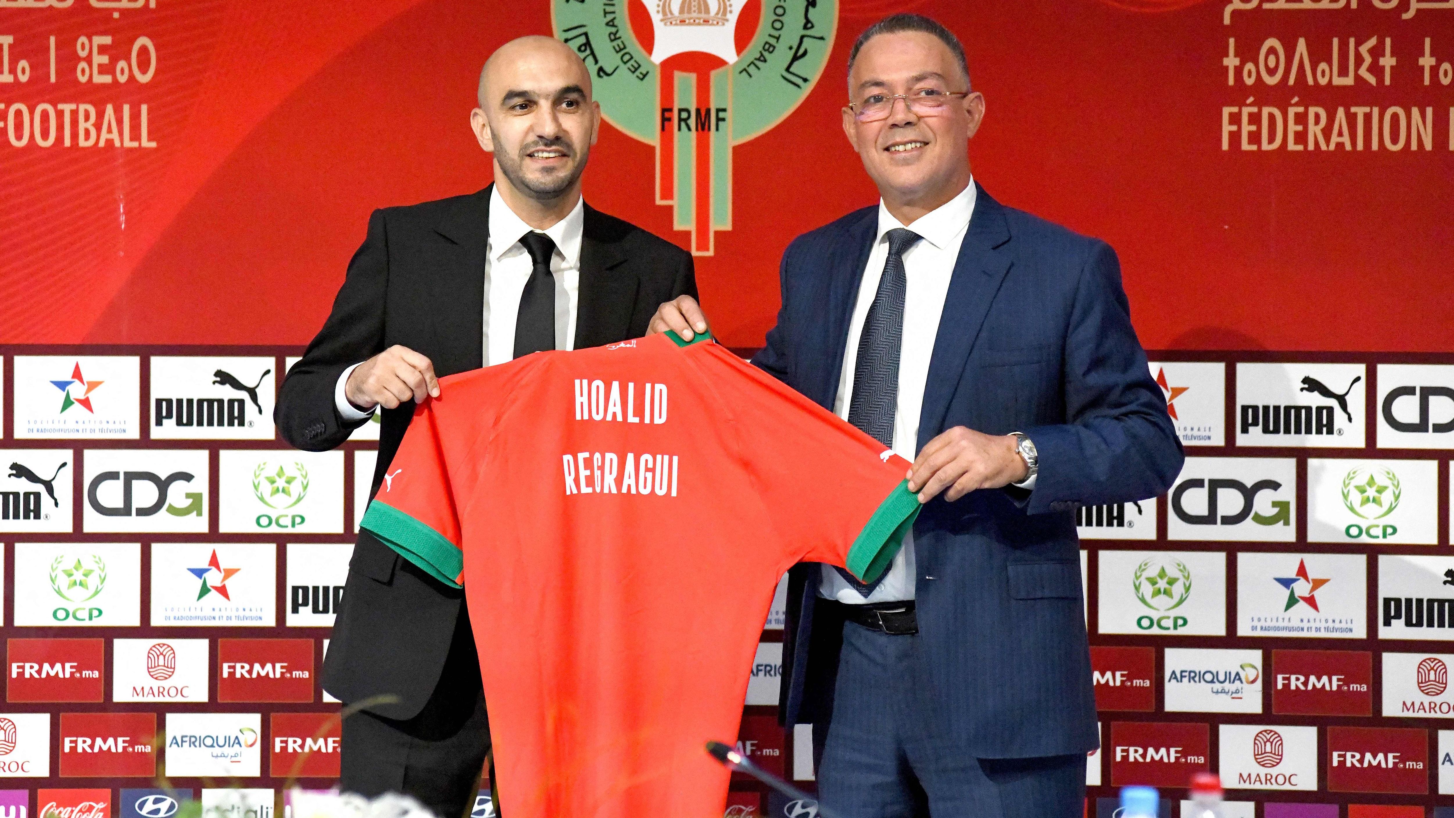 Walid Regragui et l’équipe marocaine en route pour la CAN 2025
