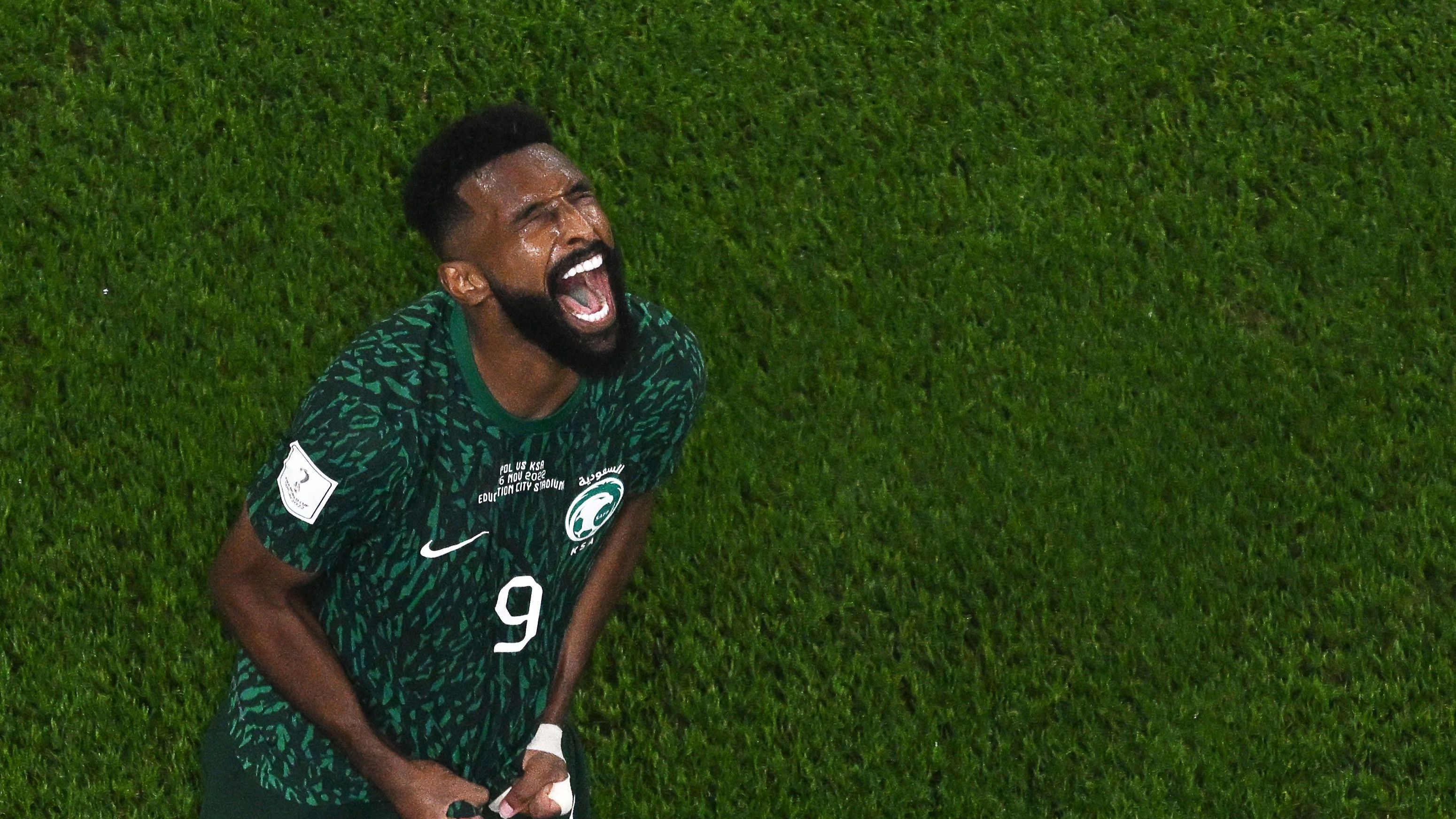 Saudi Arabia vs Iraq World Cup Asia qualifiers match at Al-Inmaa Stadium in Jeddah