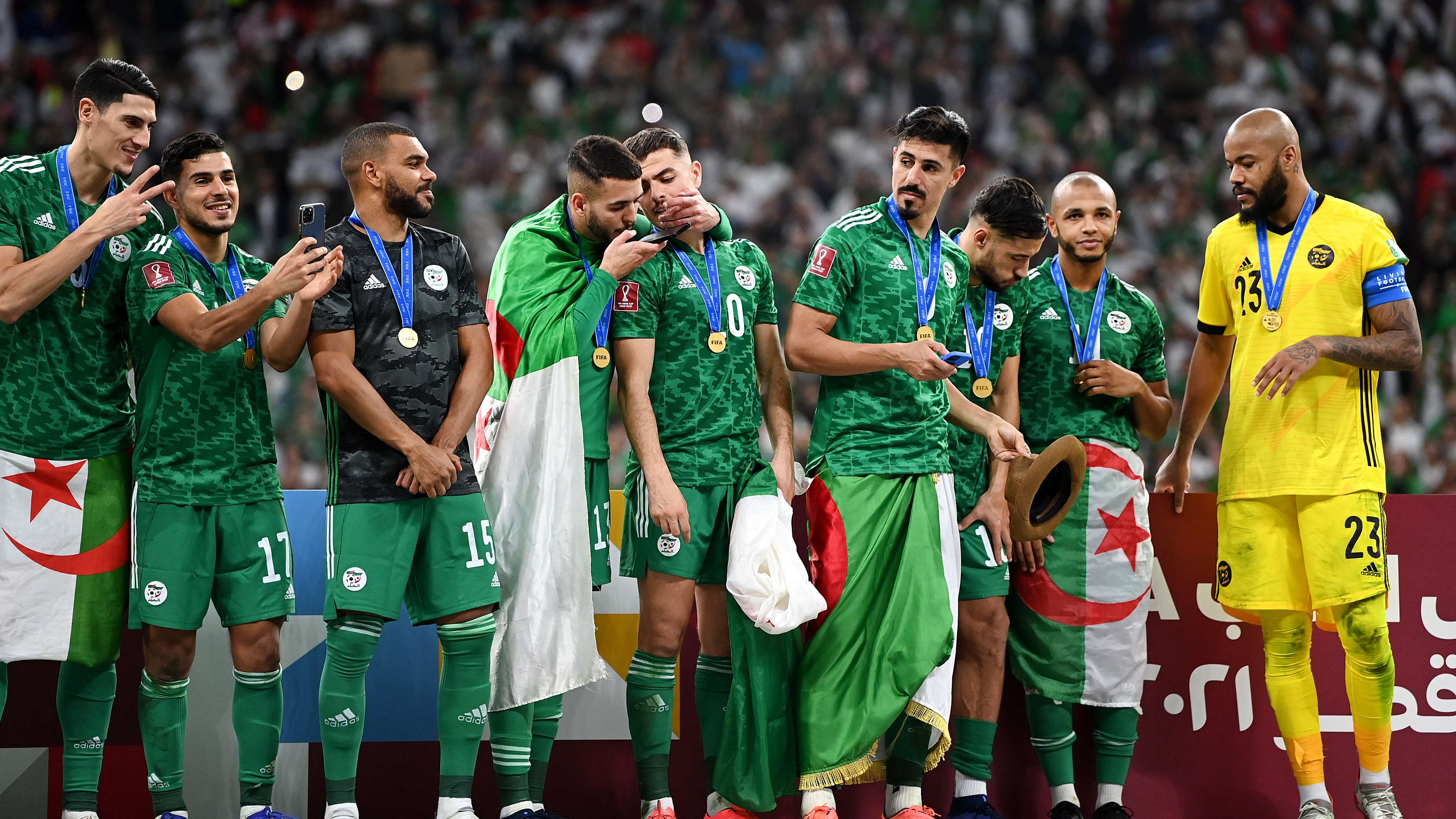 Tunisia v Algeria - FIFA Arab Cup Qatar 2021 Final