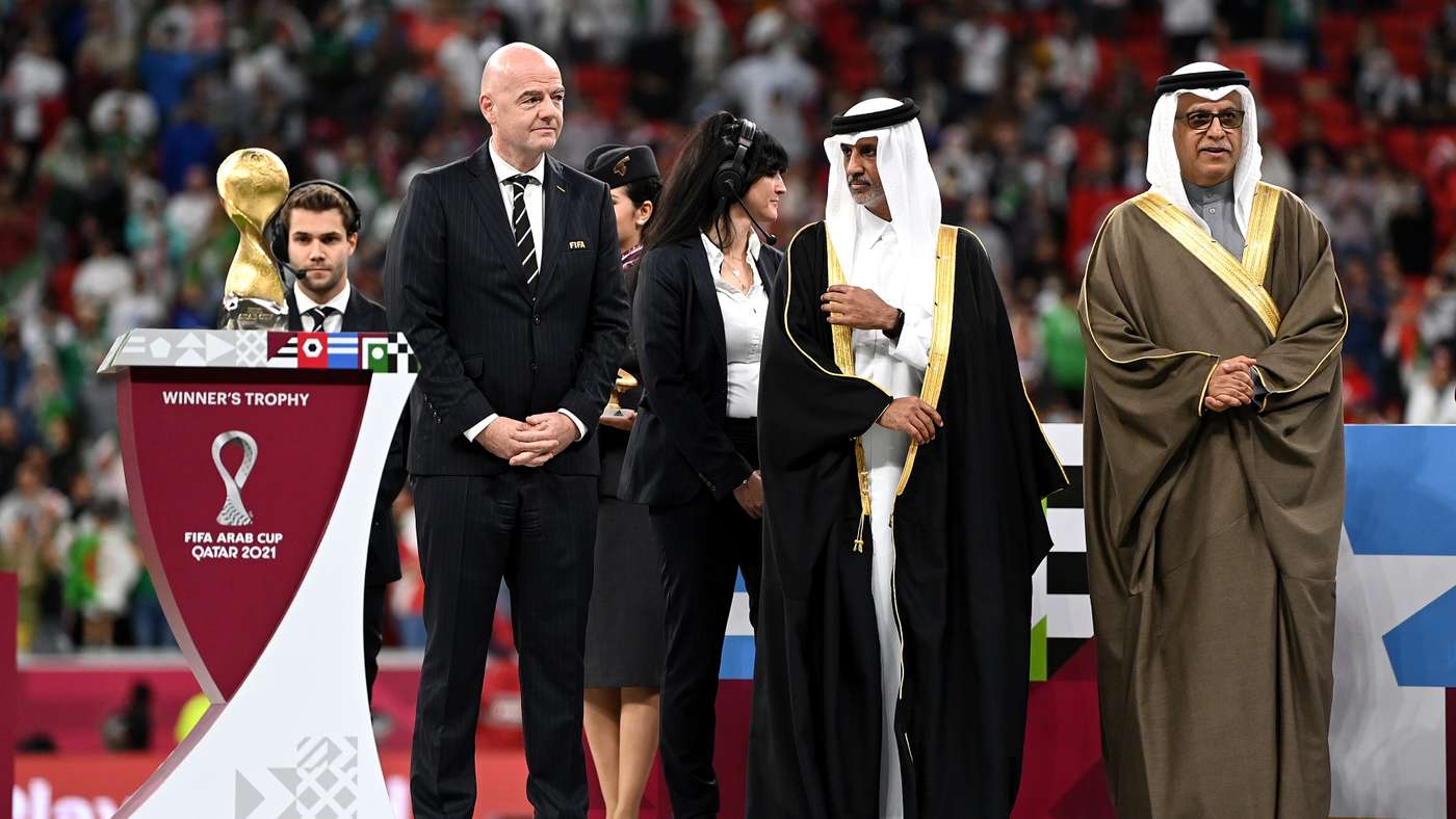 Tunisia v Algeria - FIFA Arab Cup Qatar 2021 Final