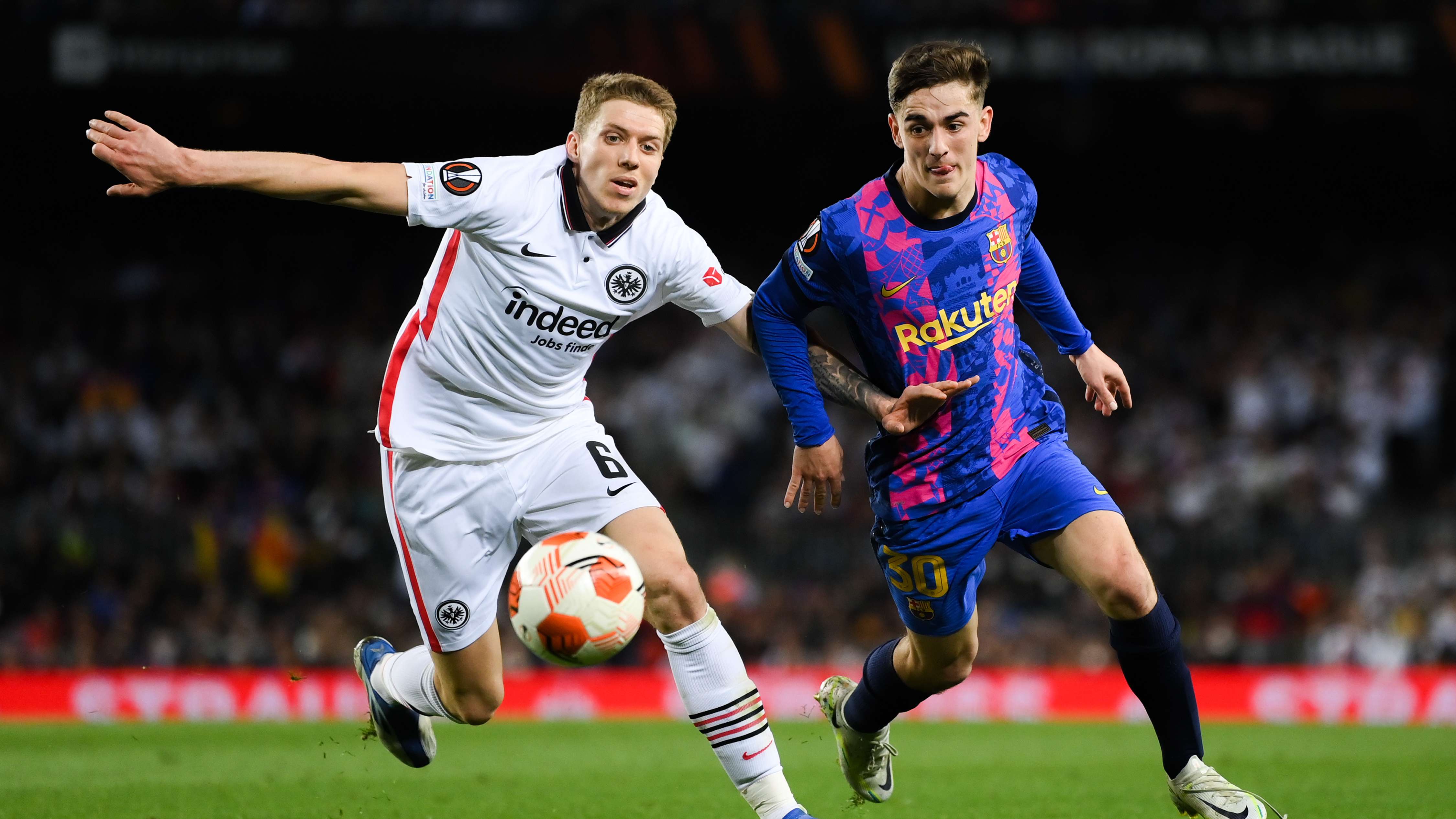 FC Barcelona v Eintracht Frankfurt: Quarter Final Leg Two - UEFA Europa League