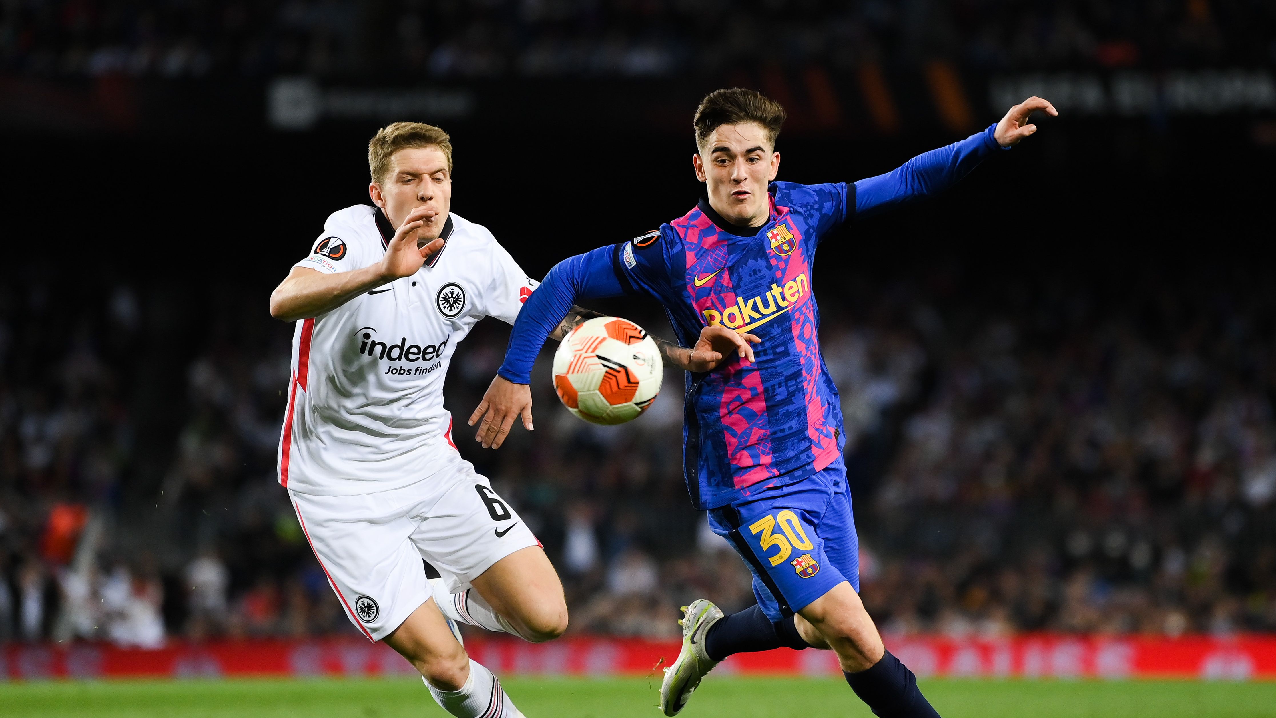 FC Barcelona v Eintracht Frankfurt: Quarter Final Leg Two - UEFA Europa League