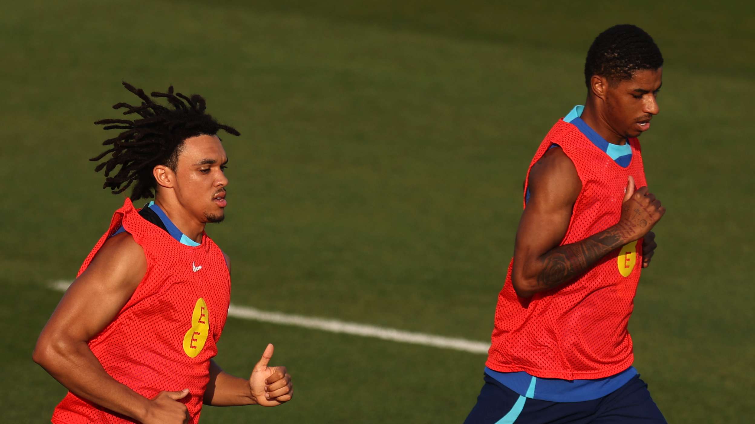 England Training And Press Conference - FIFA World Cup Qatar 2022