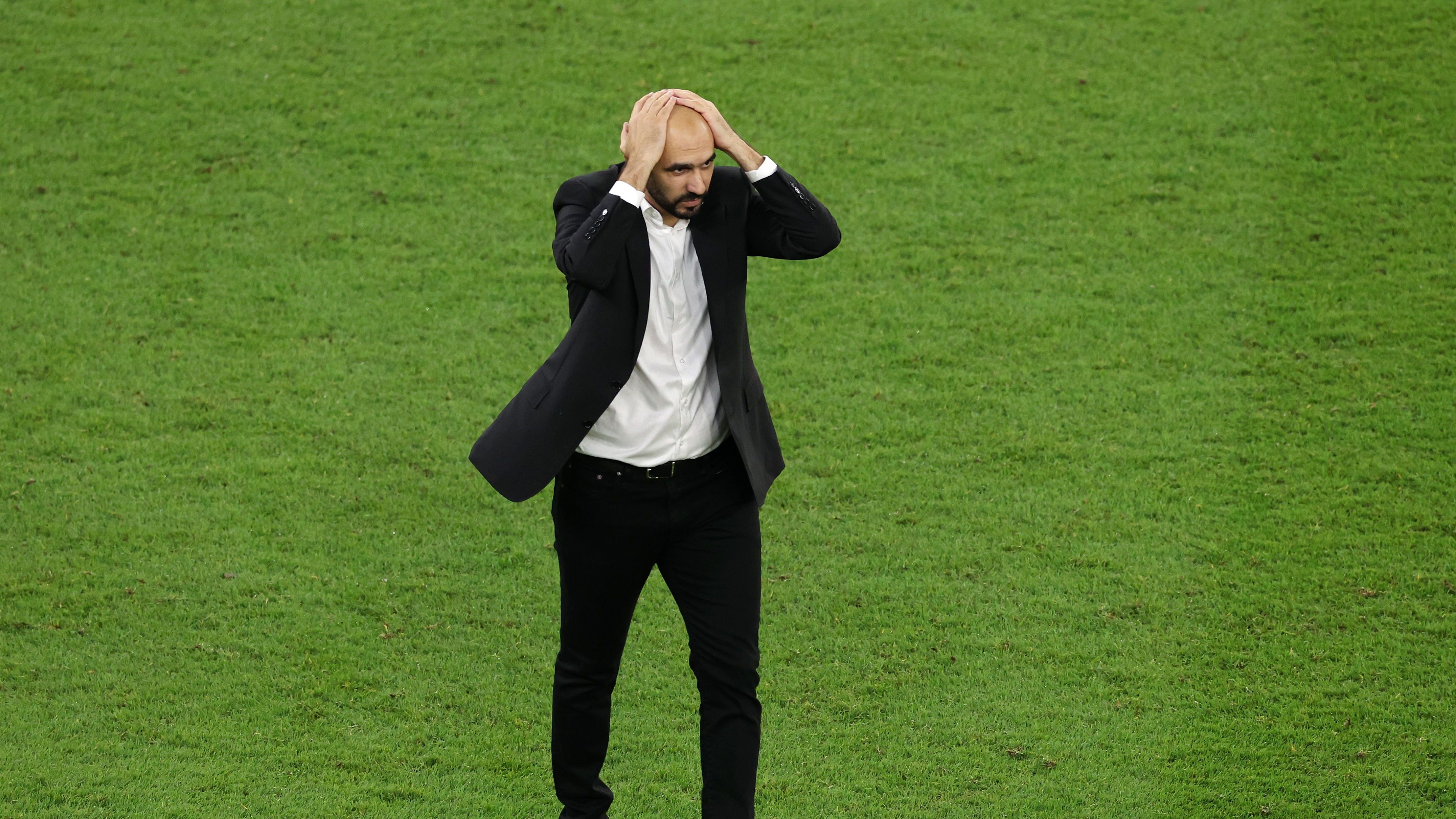 Marruecos entrena para el partido contra Zambia CAN 2025