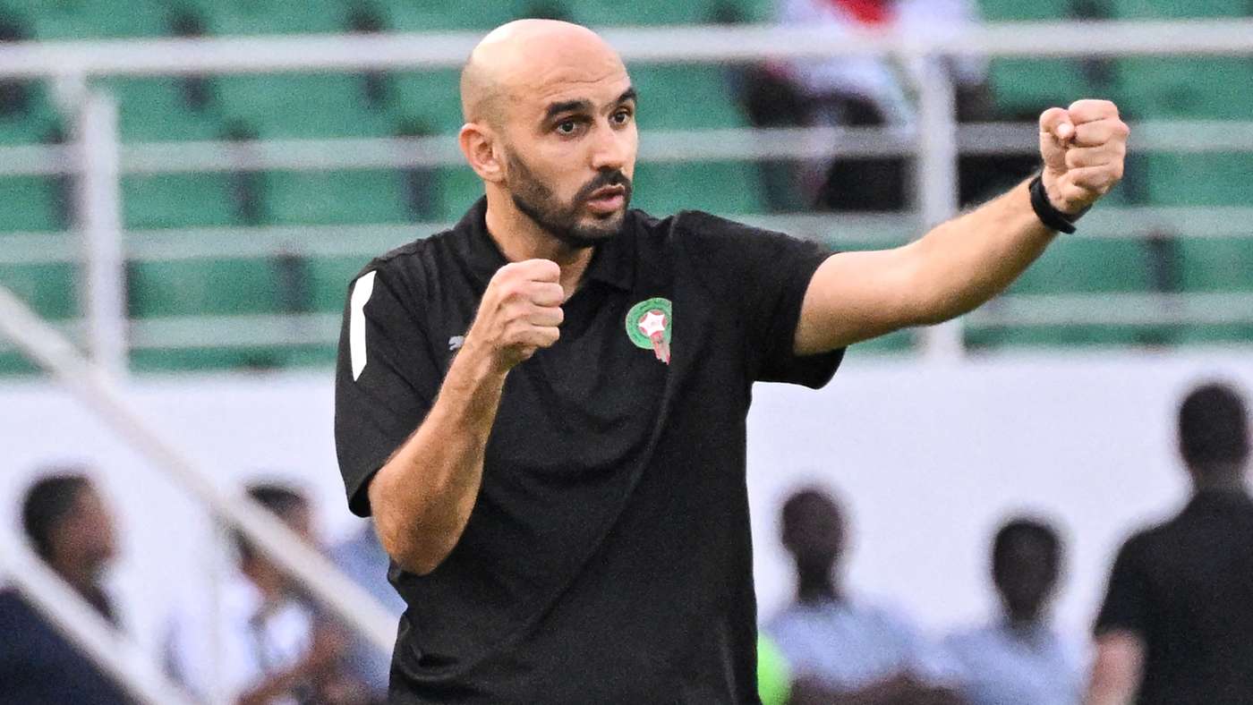 Walid Regragui contro Congo in una sfida storica