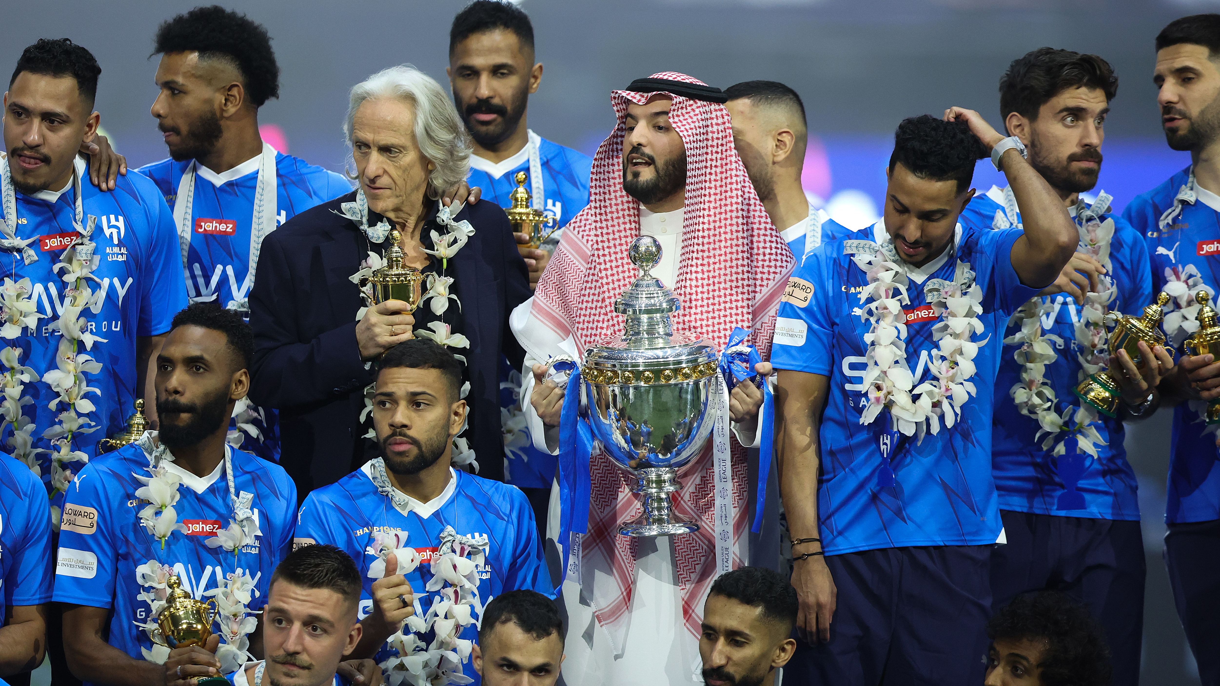 Al-Hilal Presented with the Saudi Pro League Trophy