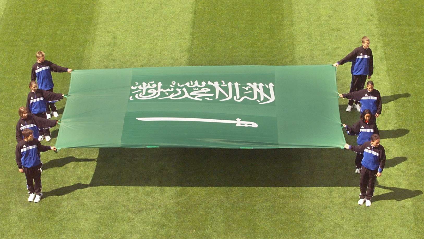 CUP-FR98-KSA-DEN-SAUDI FLAG