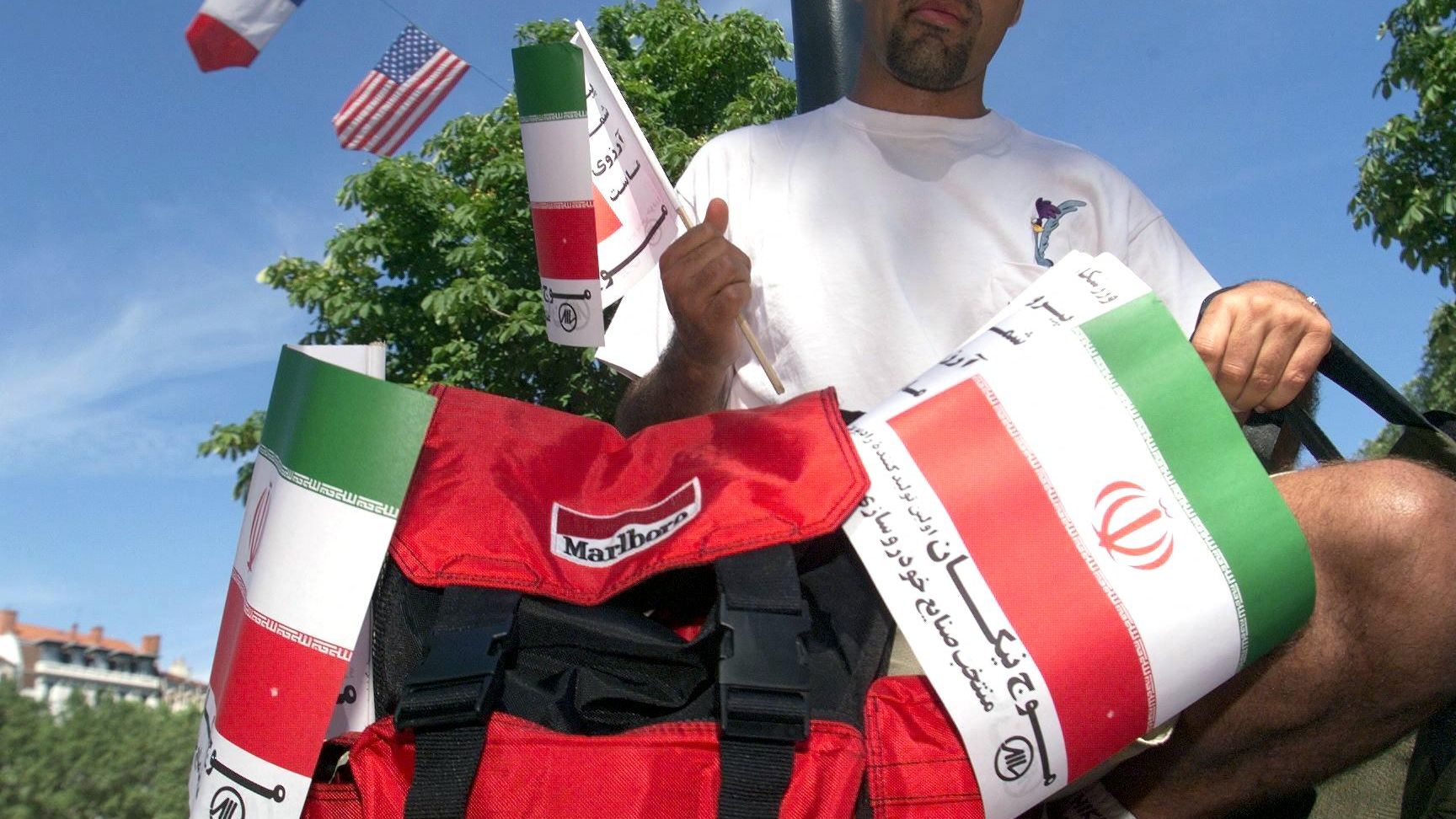 CUP-FR98-IRN-USA-IRANIAN SUPPORTER