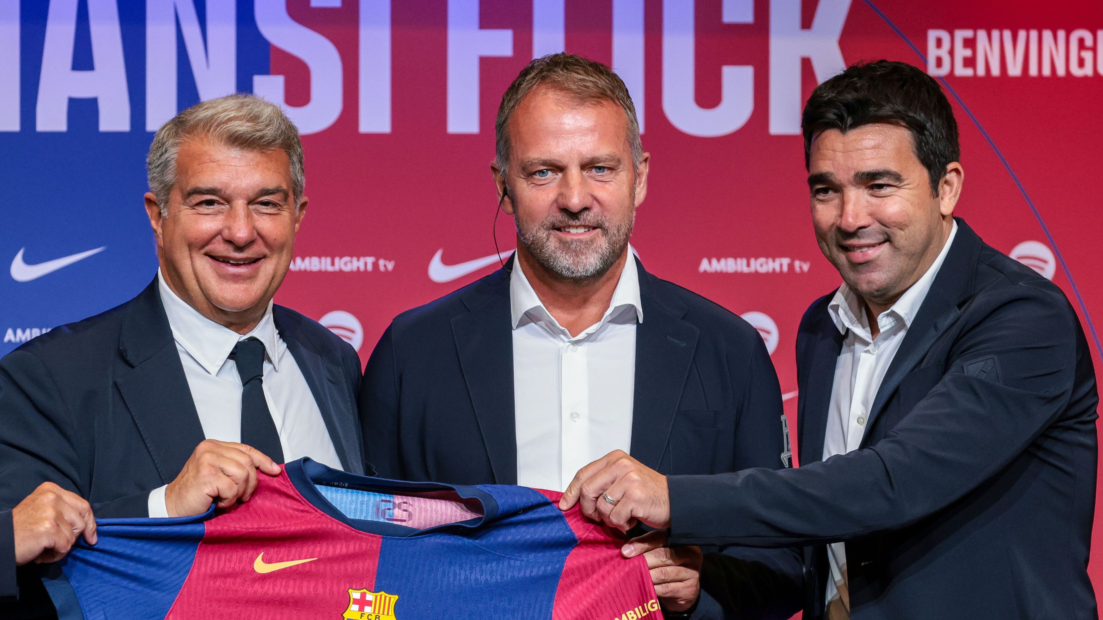 FC Barcelona Unveil New Head Coach Hansi Flick