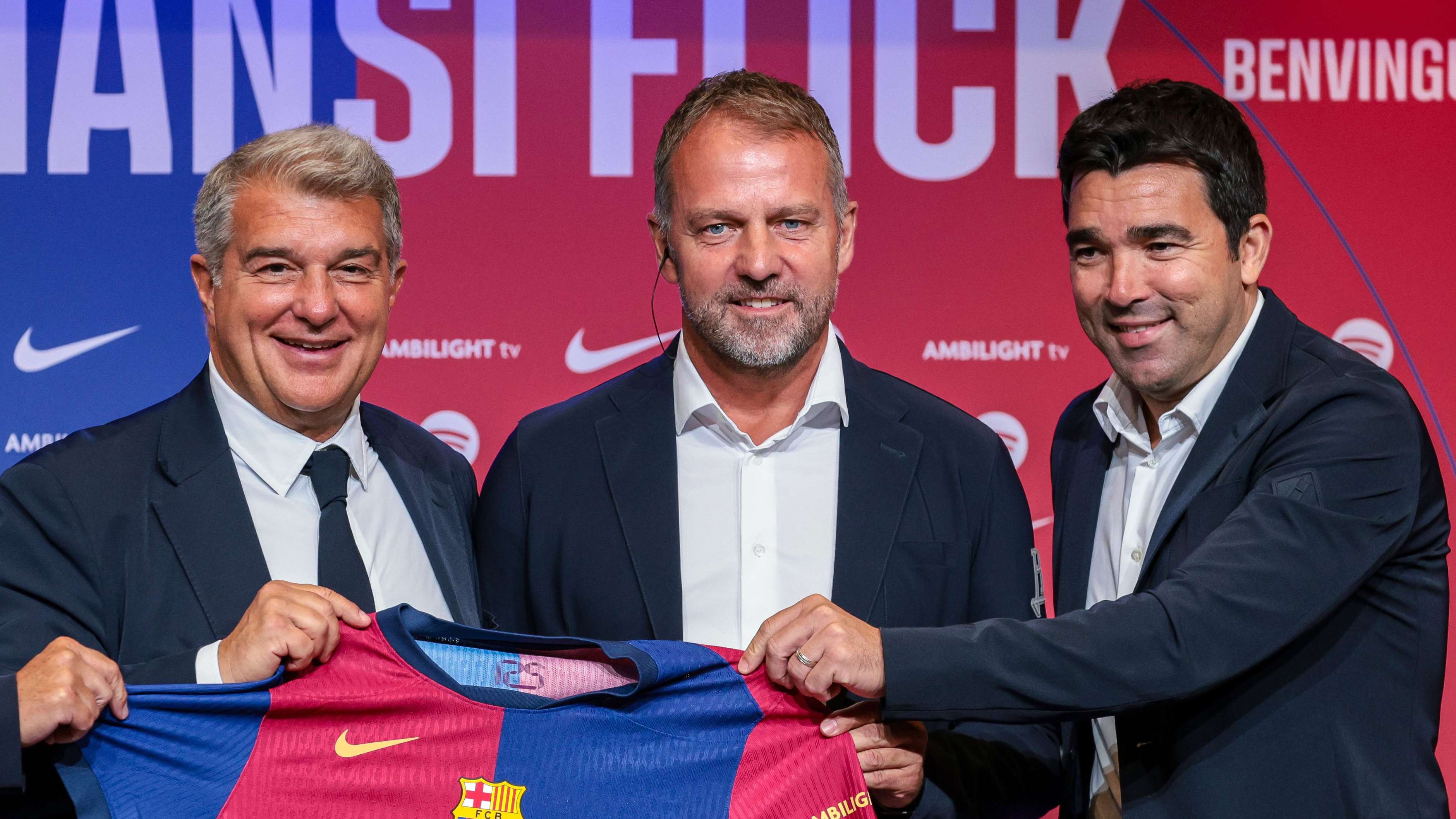 FC Barcelona Unveil New Head Coach Hansi Flick