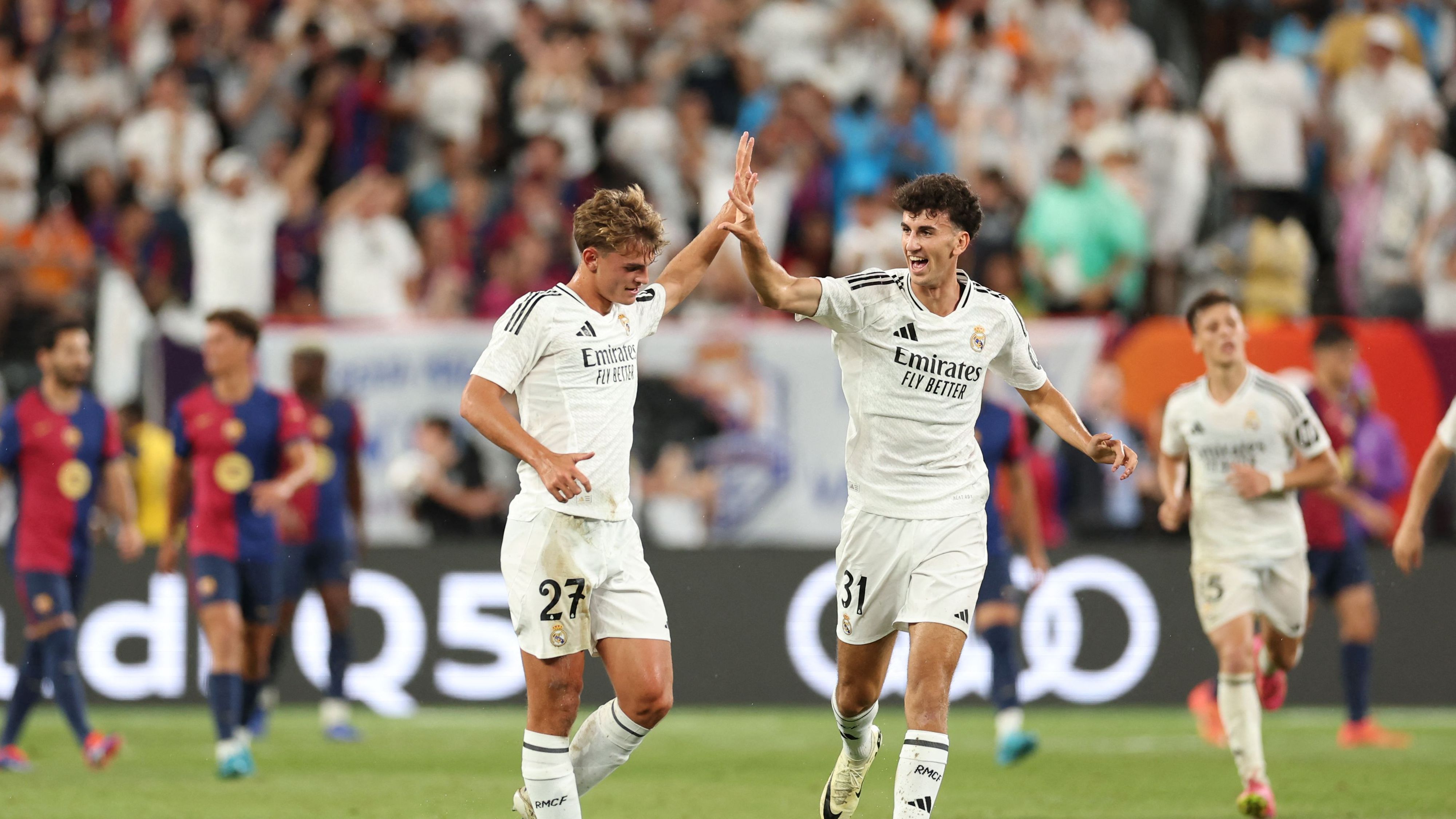 FBL-FRIENDLY-REAL MADRID-BARCELONA