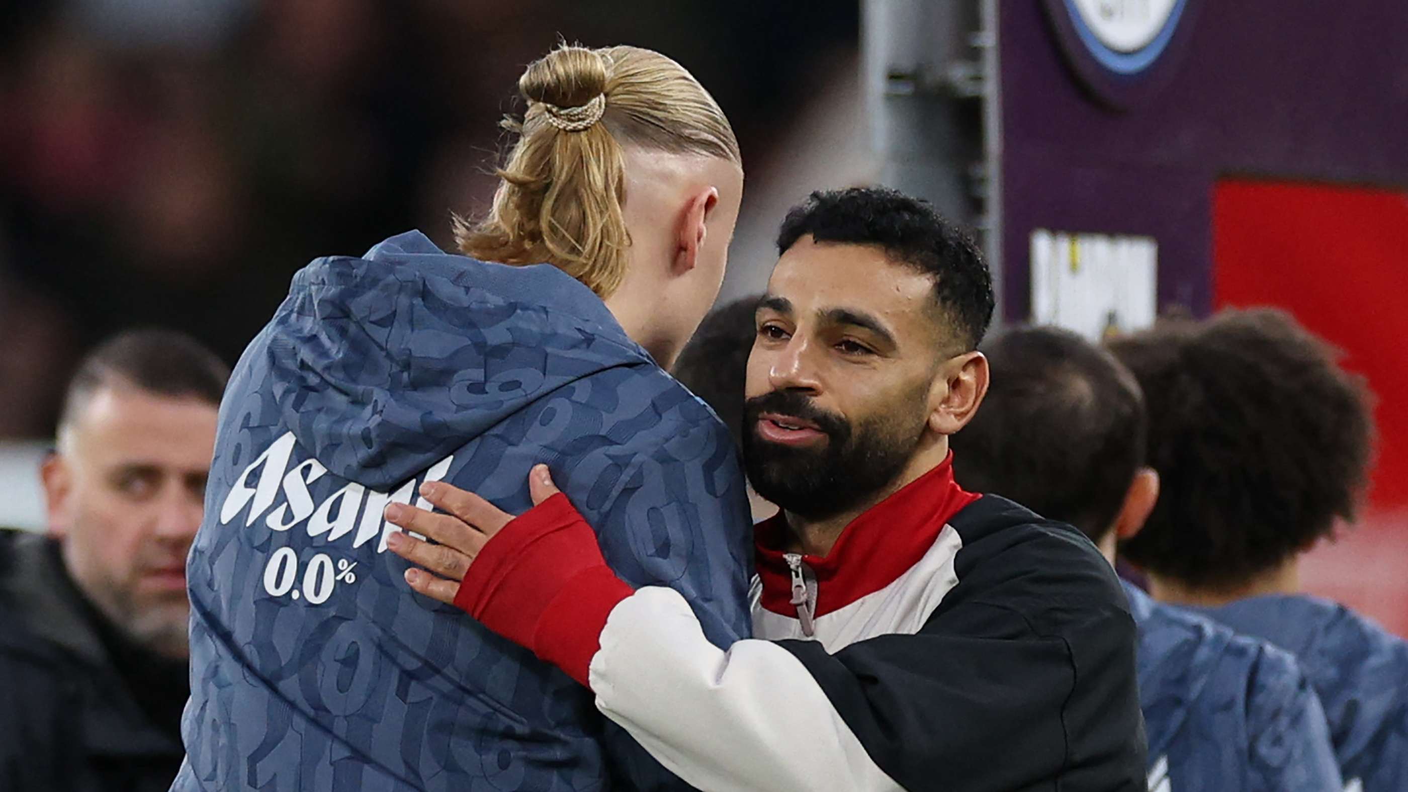 هالاند وصلاح