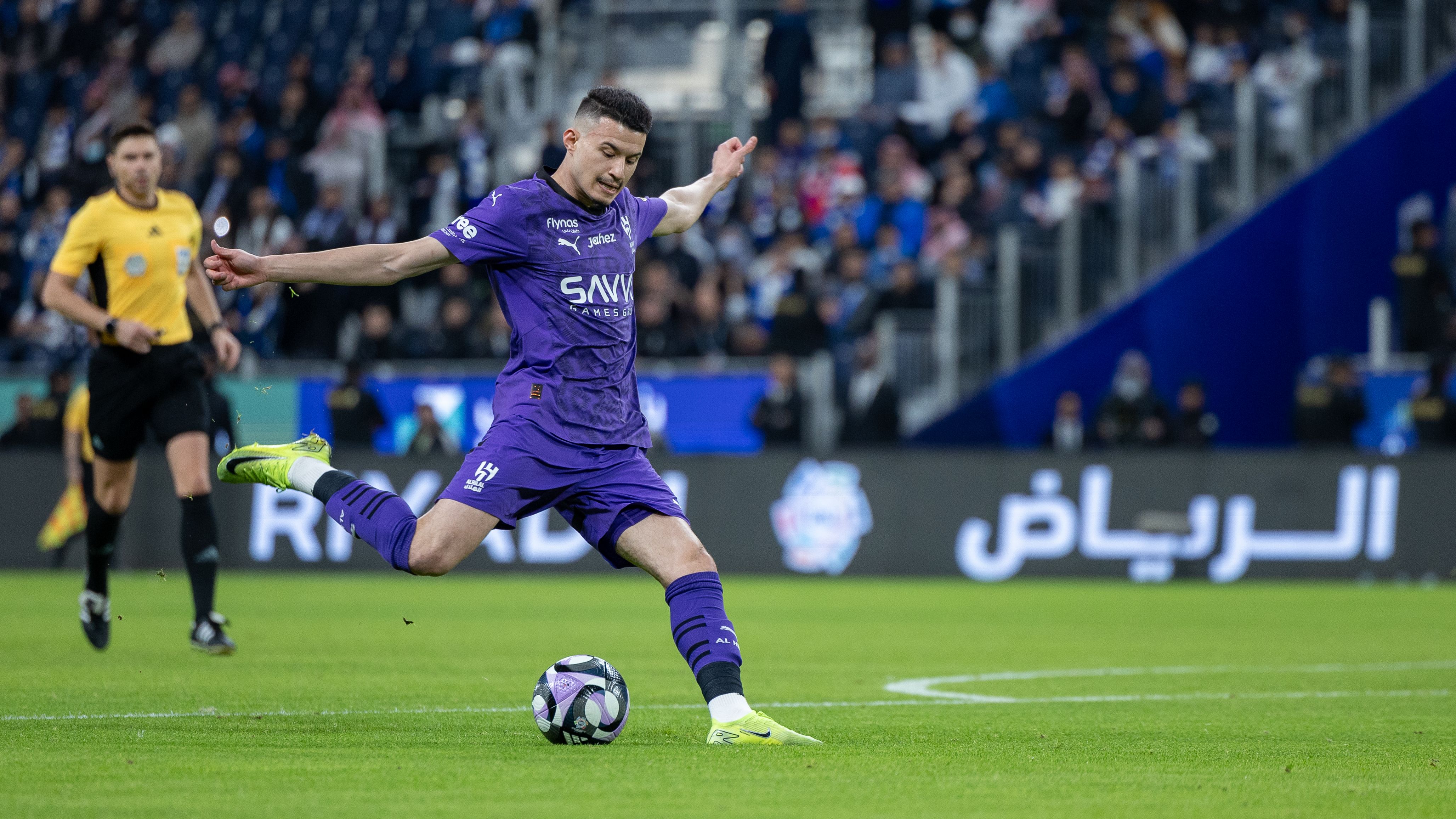 Abdullah Al-Hamdan in azione, possibile nuovo acquisto dell'Al-Nassr