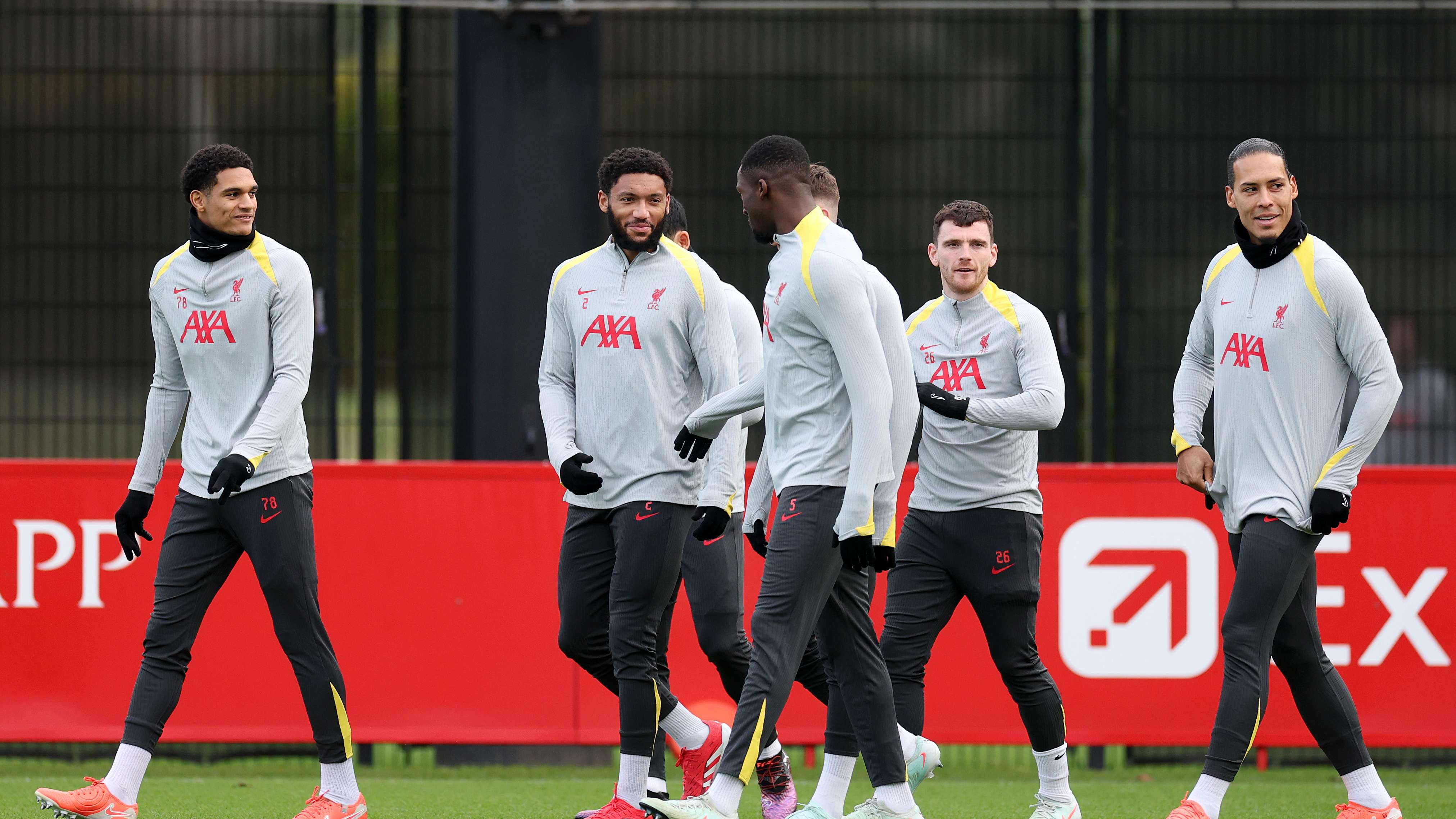 Liverpool FC Training Session And Press Conference - UEFA Champions League 2024/25 League Phase MD8