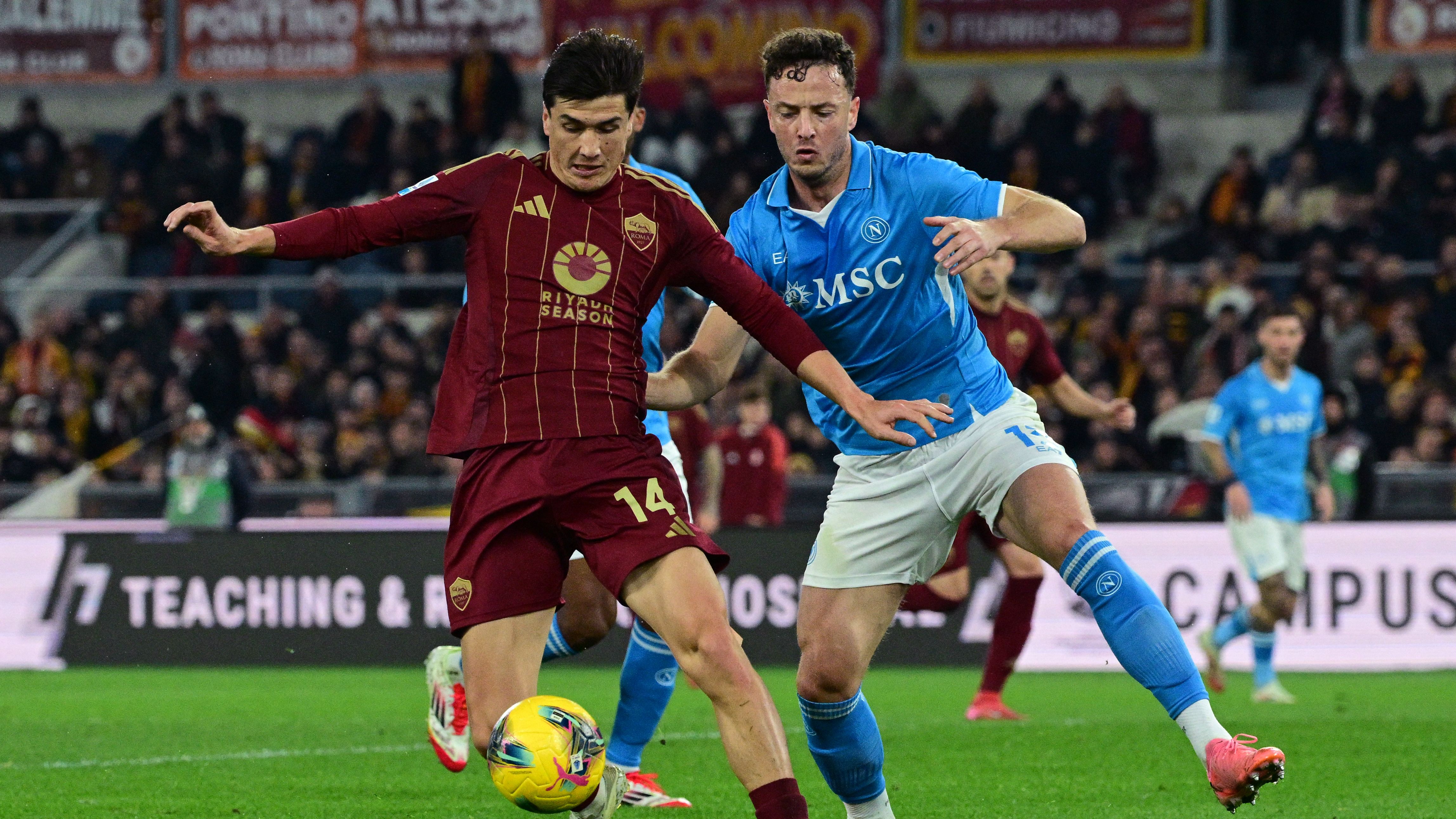 Roma Napoli 2025-26 Serie A at Olimpico