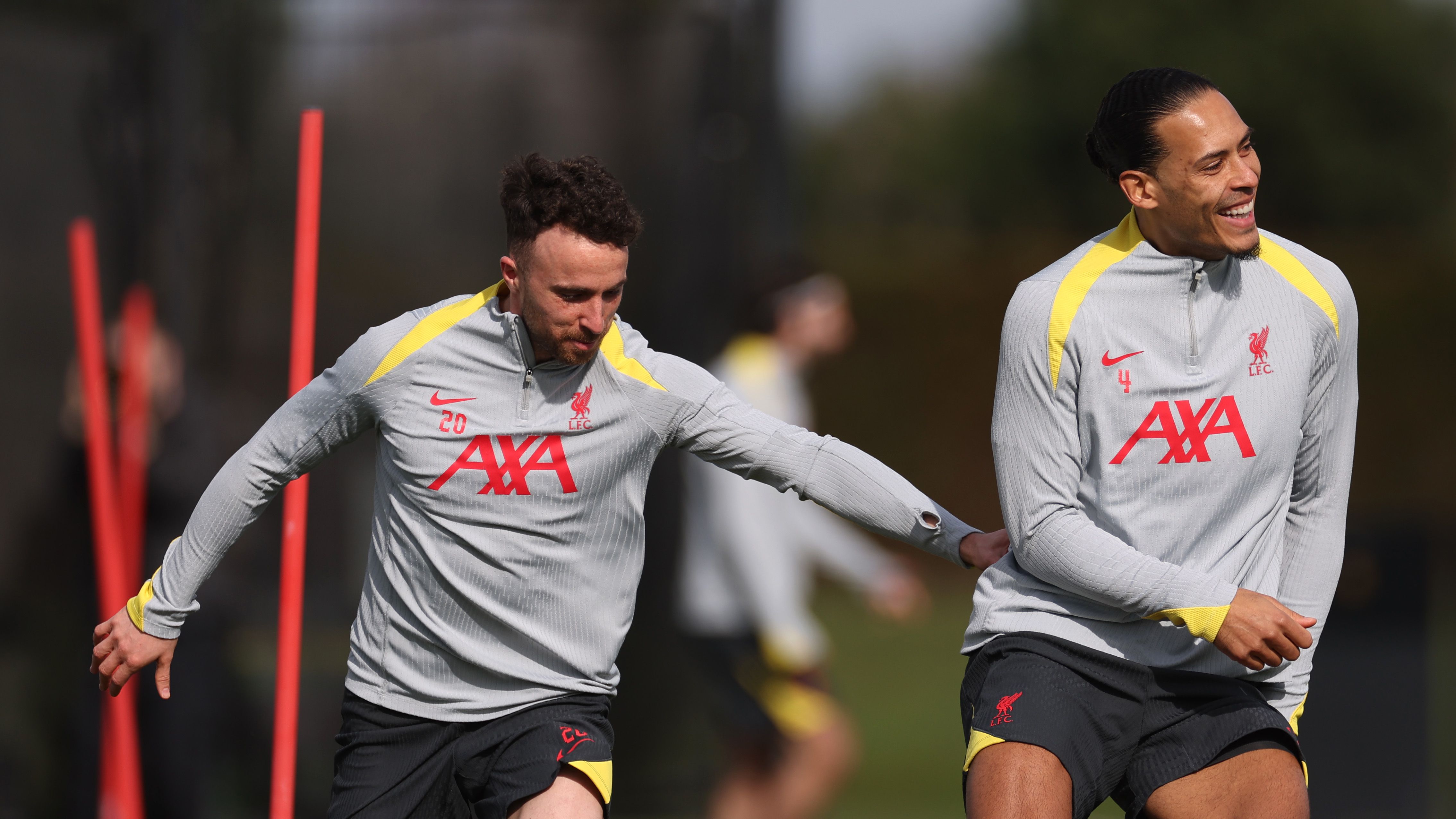 Liverpool FC Training Session And Press Conference - UEFA Champions League 2024/25 Round of 16 First Leg