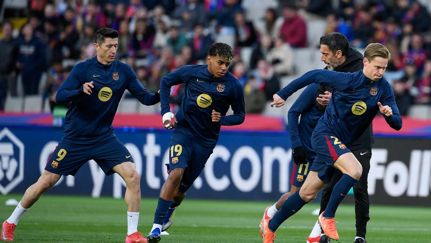 Barça entrenando en la Ciudad Deportiva Joán Gamper tras el Clásico